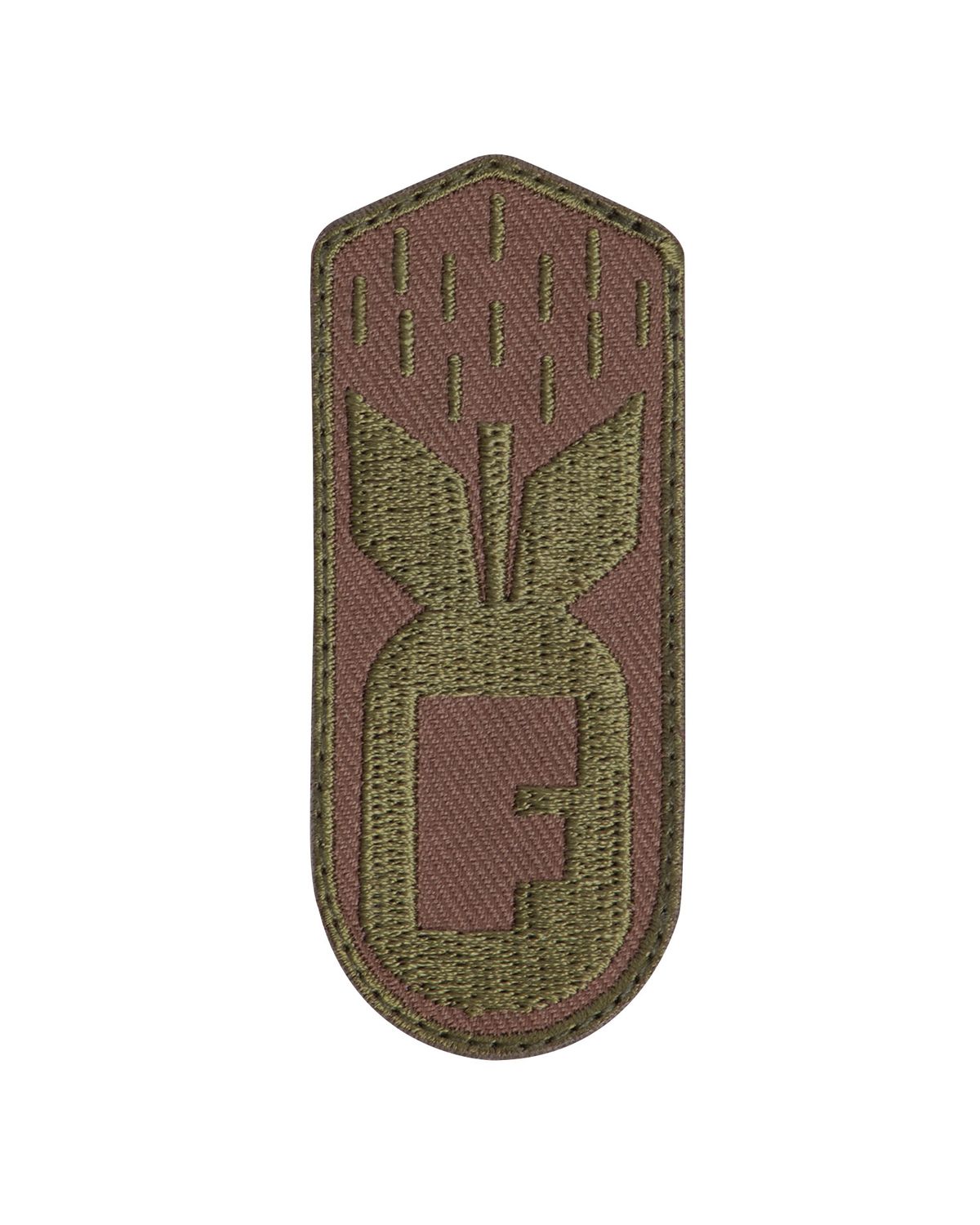 'Rothco 1868 F-Bomb Patch With Hook Back - Coyote Brown'