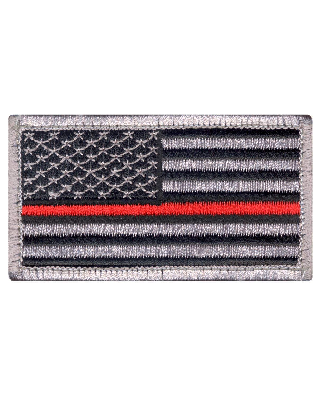 'Rothco 18889 Thin Red Line US Flag Patch - Hook Back'