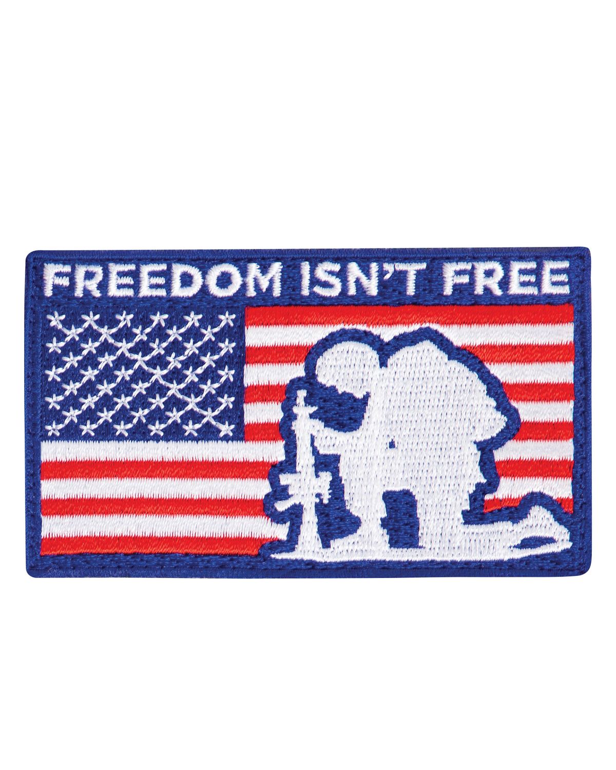 'Rothco 1899 Freedom Isn't Free Patch With Hook Back'