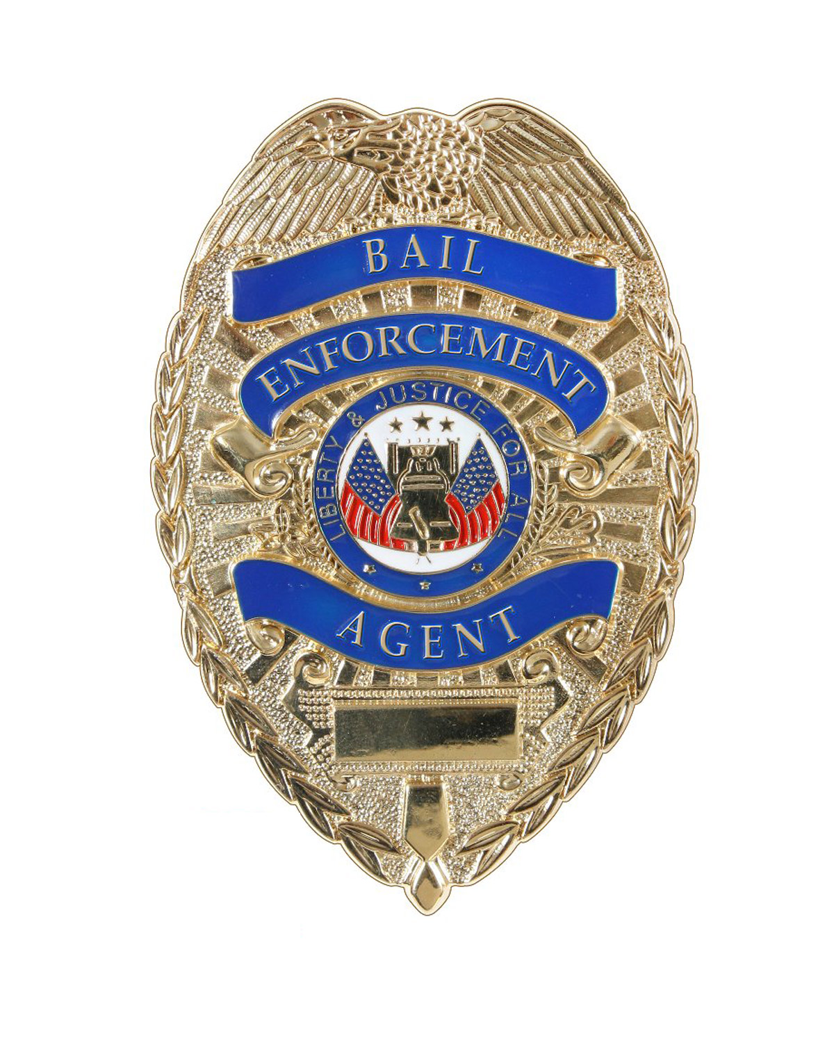 'Rothco 1947 Deluxe Gold Bail Enforcement Agent Badge'