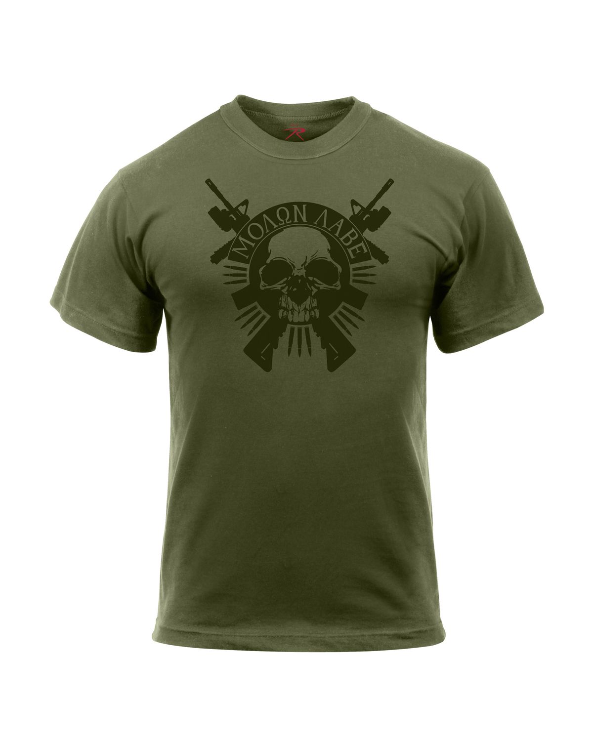 'Rothco 2917  Molon Labe Skull T-Shirt'