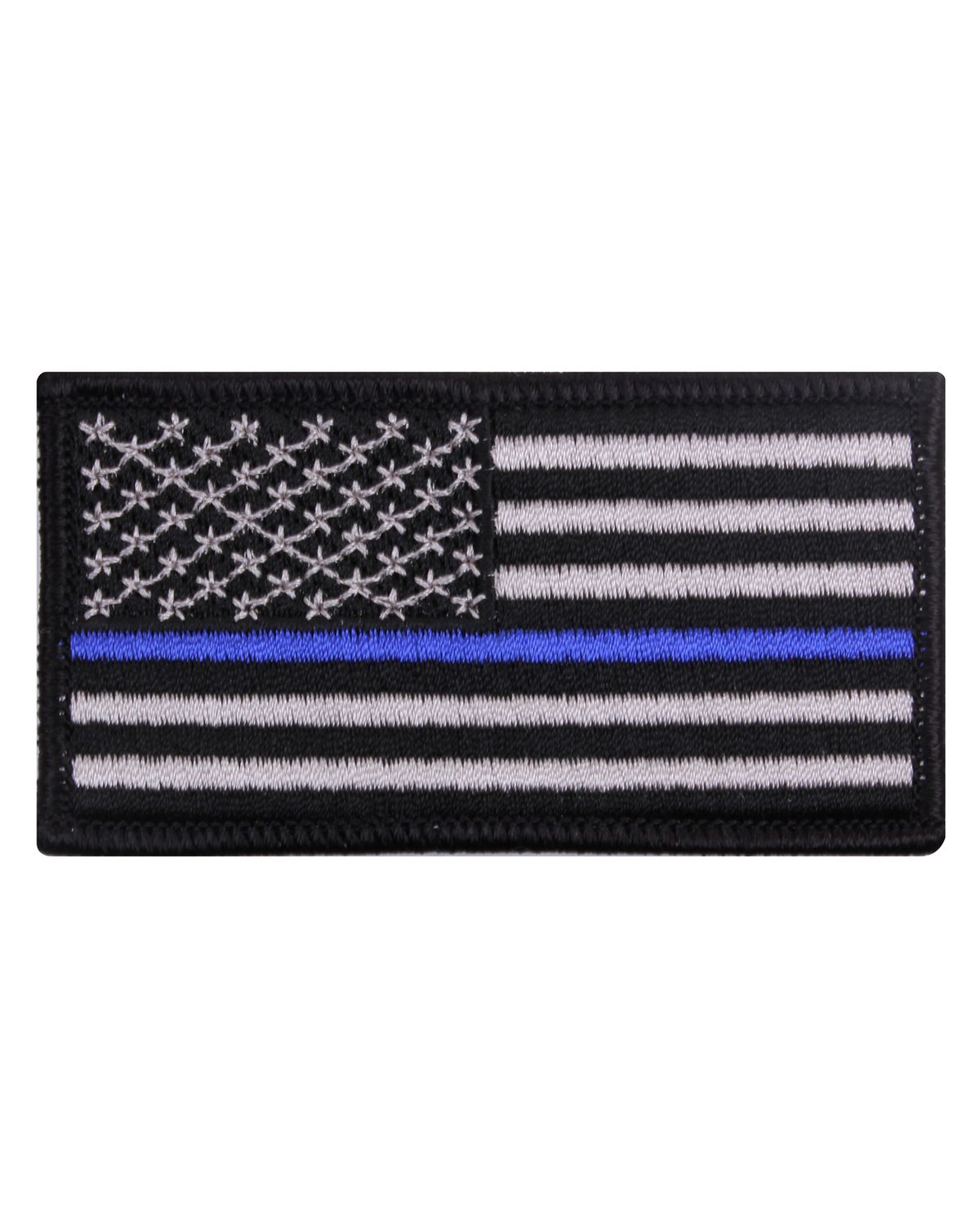 'Rothco 37789 Thin Blue Line Patch - Hook Back'