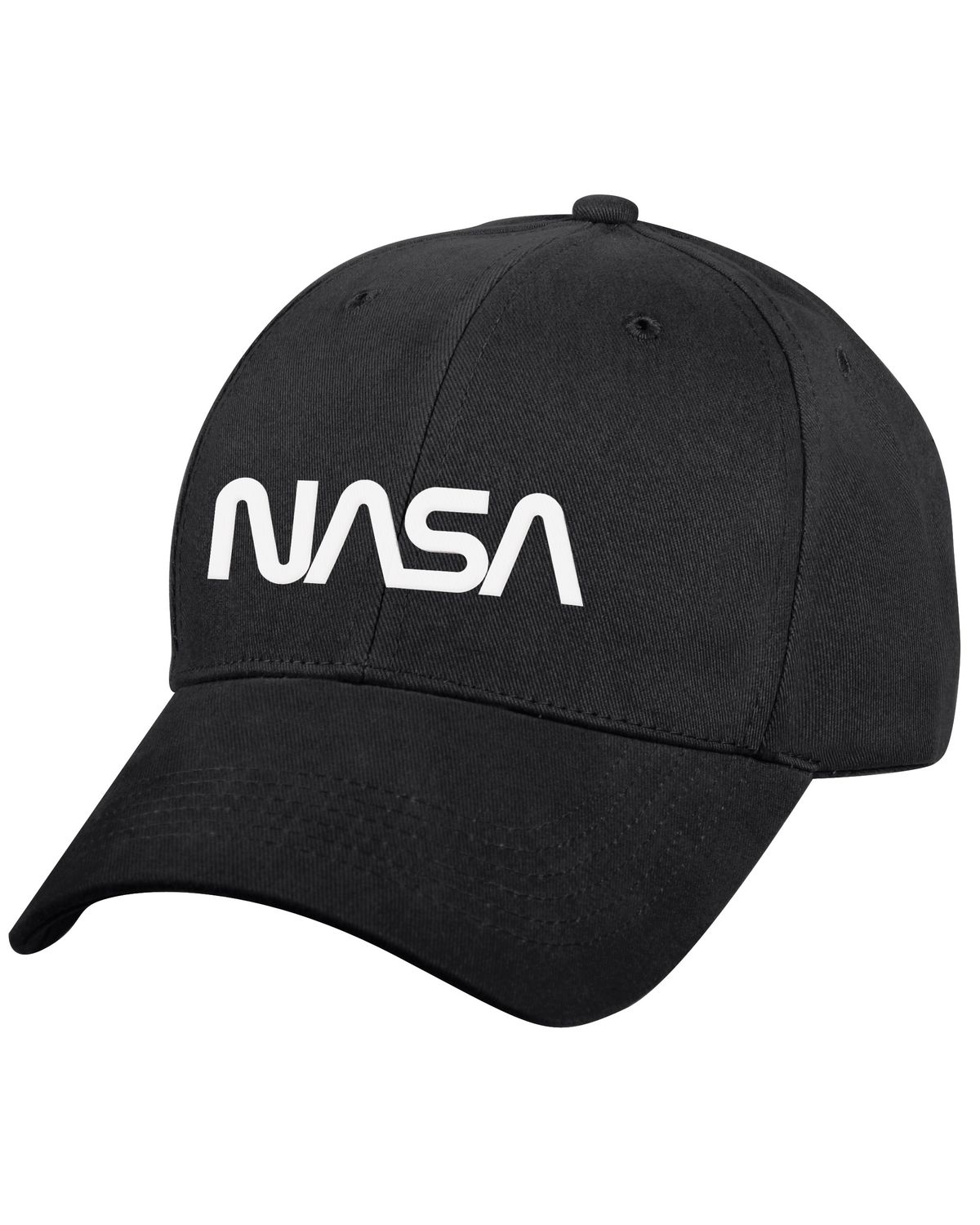 'Rothco 3799 NASA Worm Logo Low Profile Cap - Black - Youth'