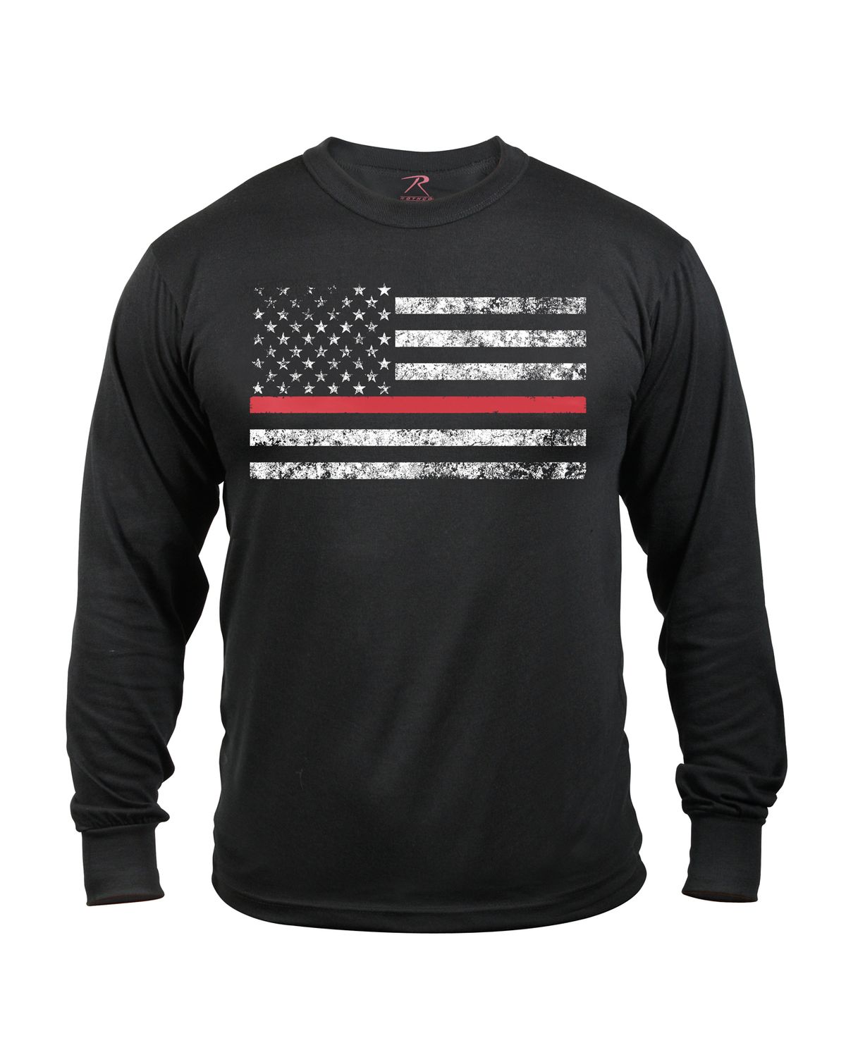 'Rothco 3920  Thin Red Line Long Sleeve T-Shirt'