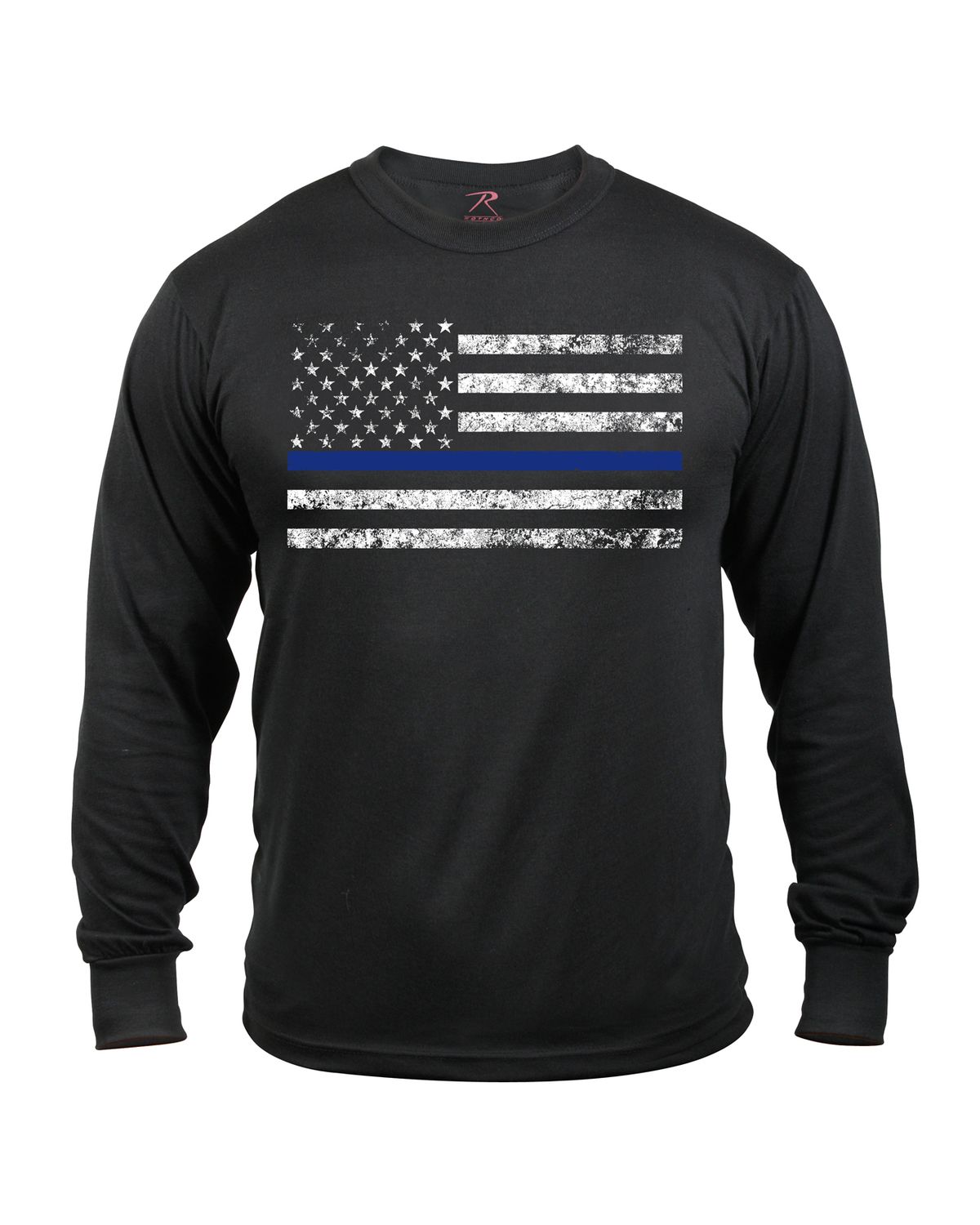 'Rothco 3925  Long Sleeve Thin Blue Line T-Shirt'