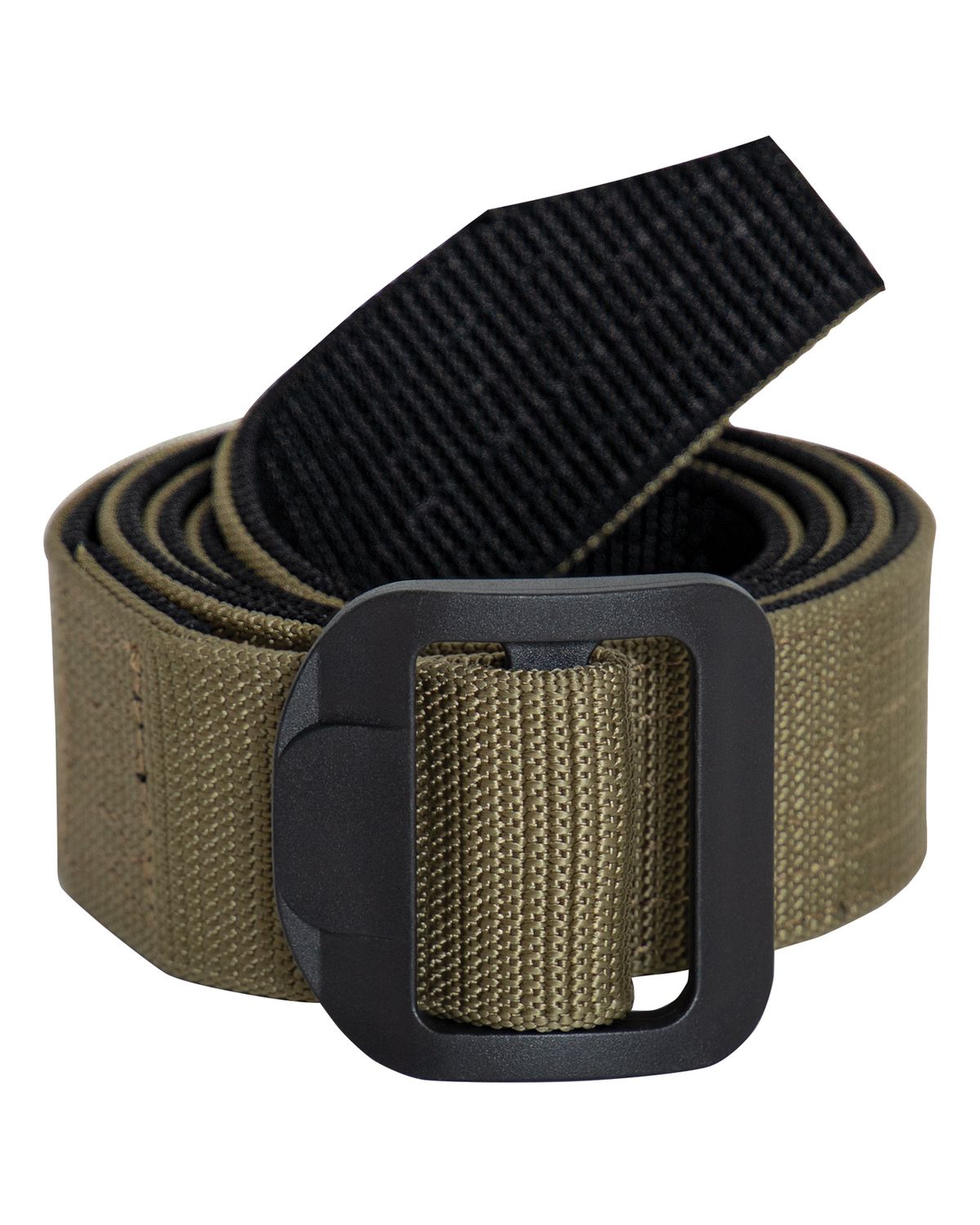 'Rothco 3963 Reversible Airport Friendly Riggers Belt - Black/Coyote'