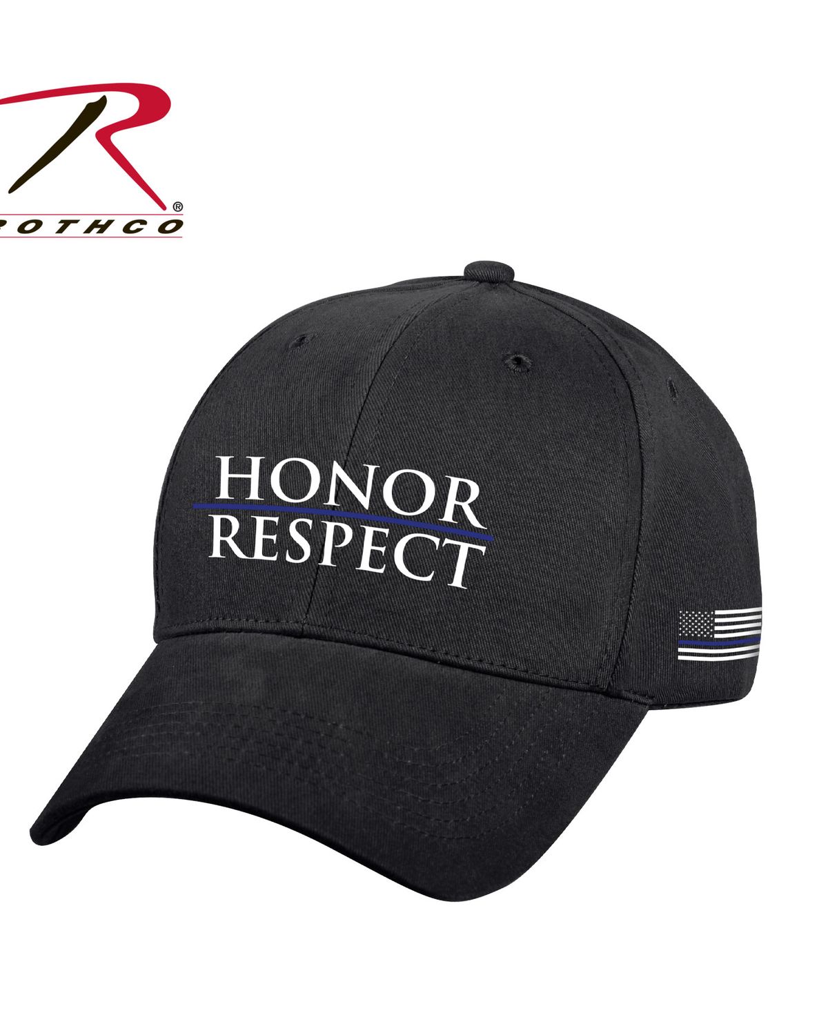 'Rothco 4463 Honor and Respect Thin Blue Line Low Profile Cap'