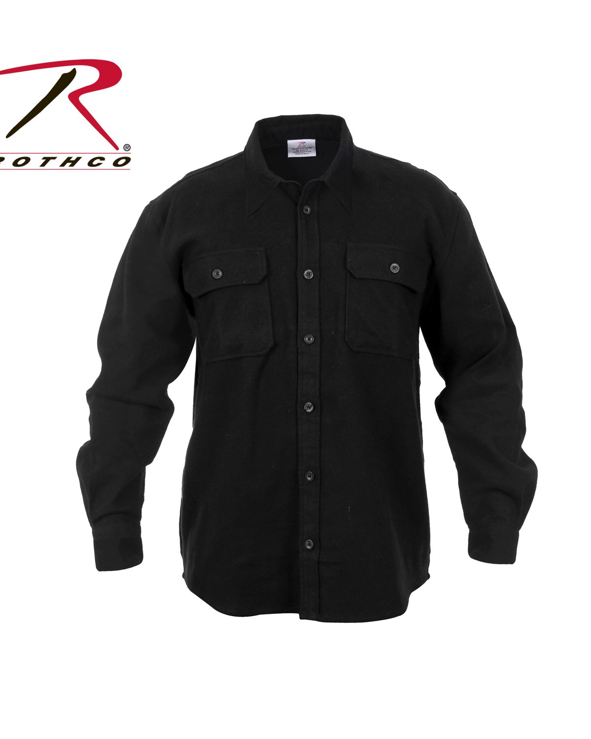 'Rothco 4637 Heavy Weight Solid Flannel Shirt'