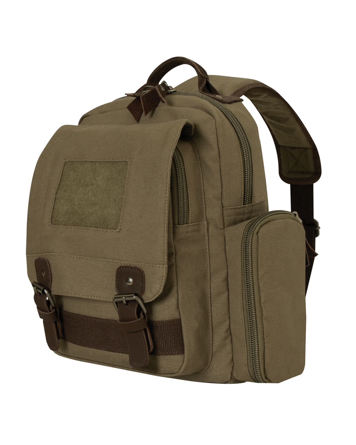 'Rothco 5968  Vintage Canvas Sling Backpack - Olive Drab'