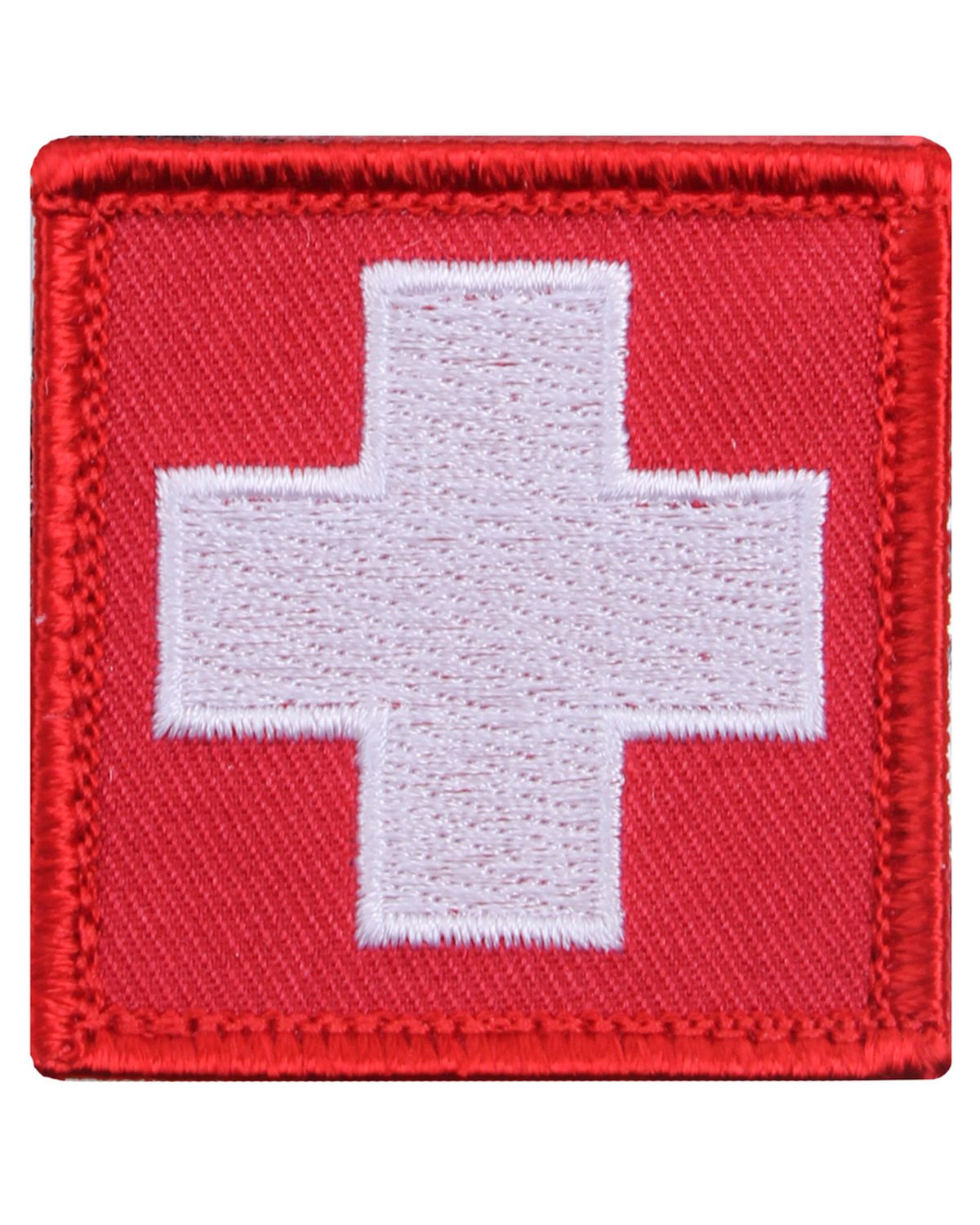 'Rothco 72205 White Cross Red Morale Patch'