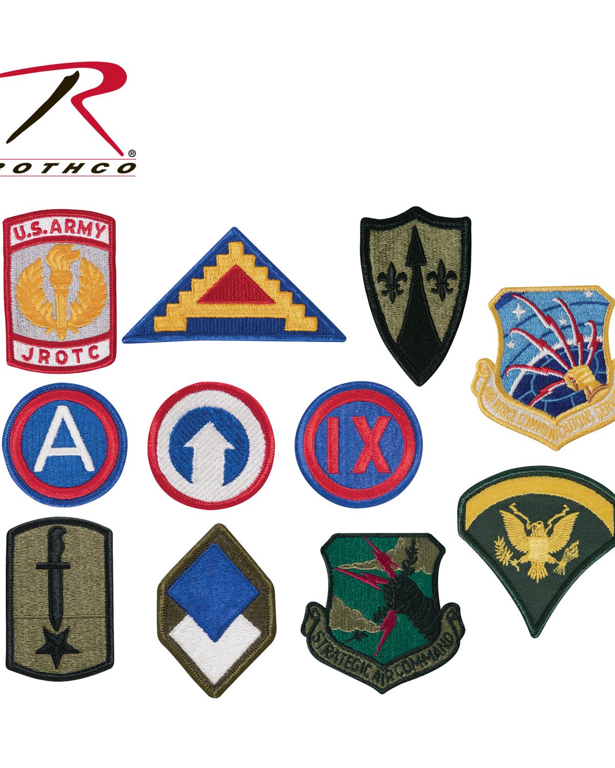 'Rothco 7489 G.I. Military Assorted Patches'