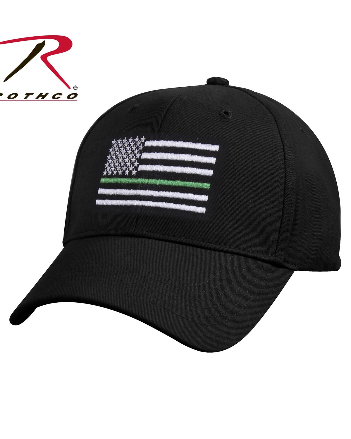 'Rothco 9556 Thin Green Line Flag Low Pro Cap'