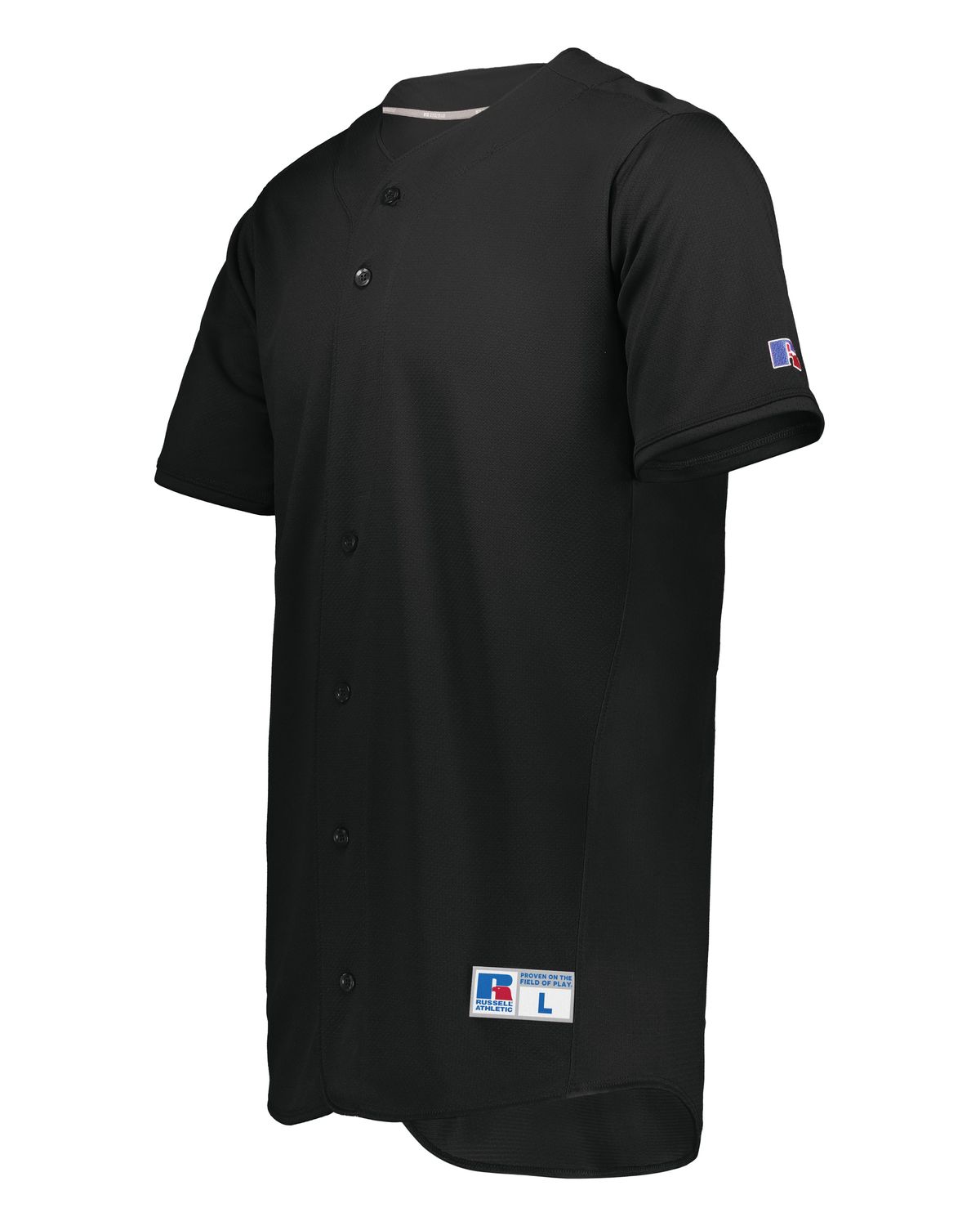 'Russell Athletic 235JMM Five tool full button front baseball jersey'