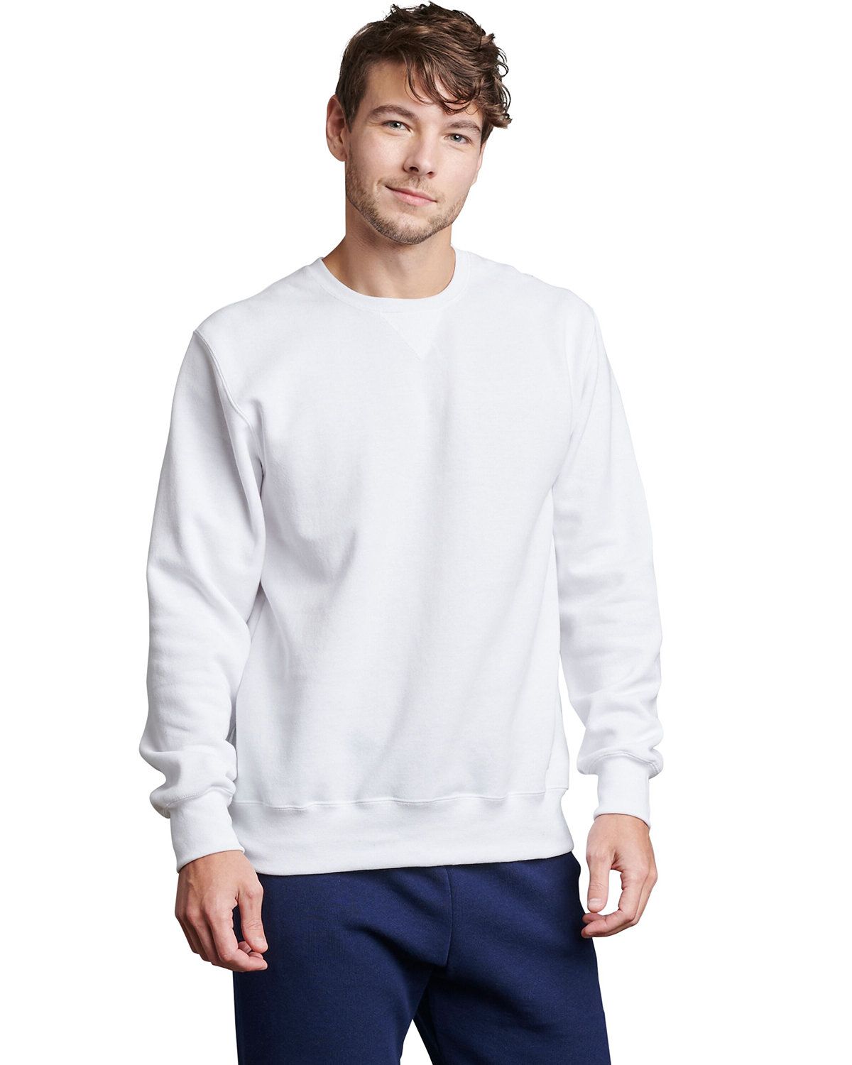 'Russell Athletic 82RNSM Men's 80/20 Fleece Crew'