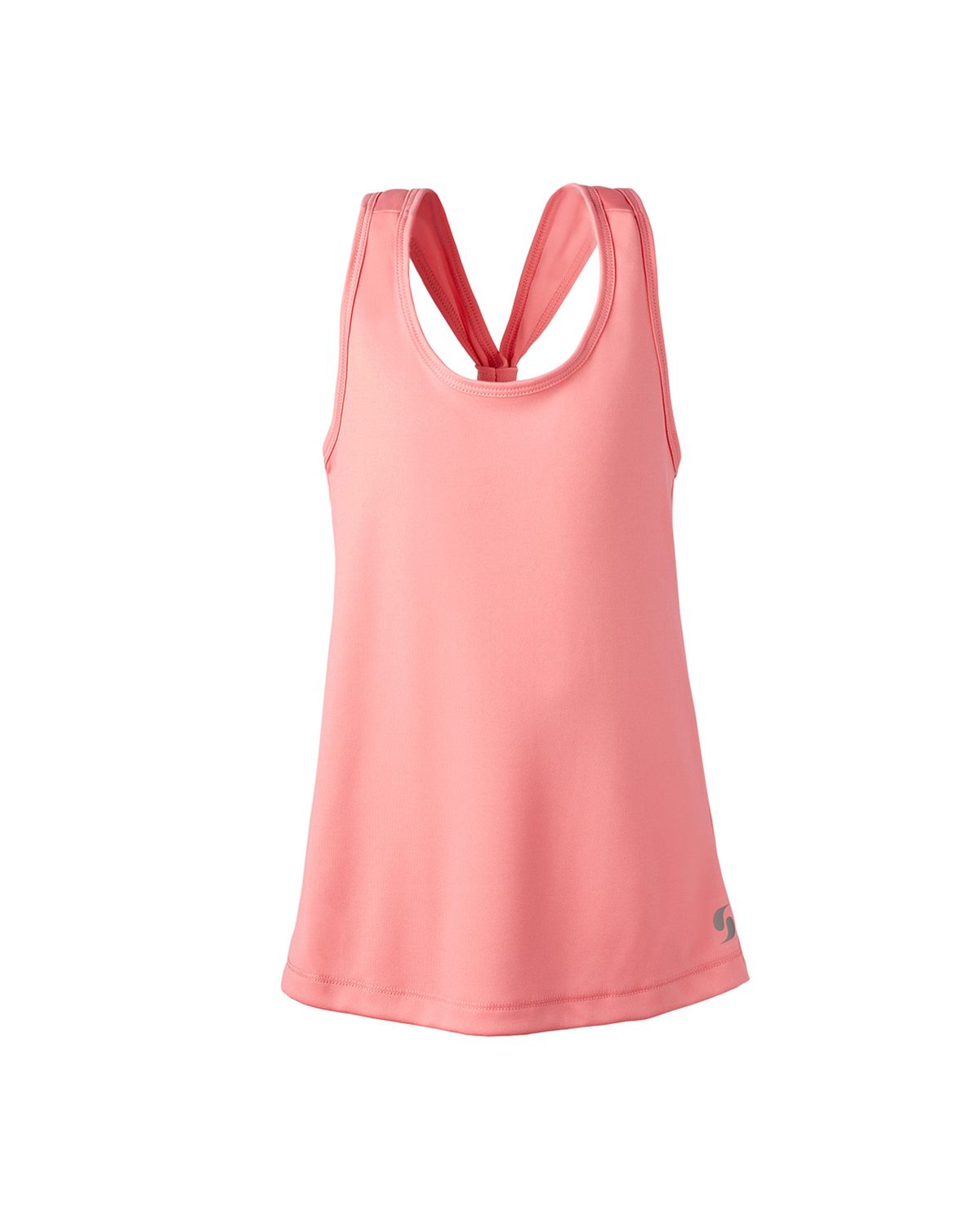 'Soffe 1511G Girls Knotted Racerback Tank'