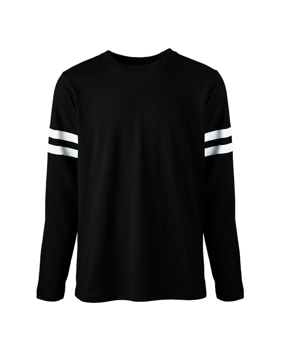 'Soffe 1840B Youth Striped Sleeve Tee'