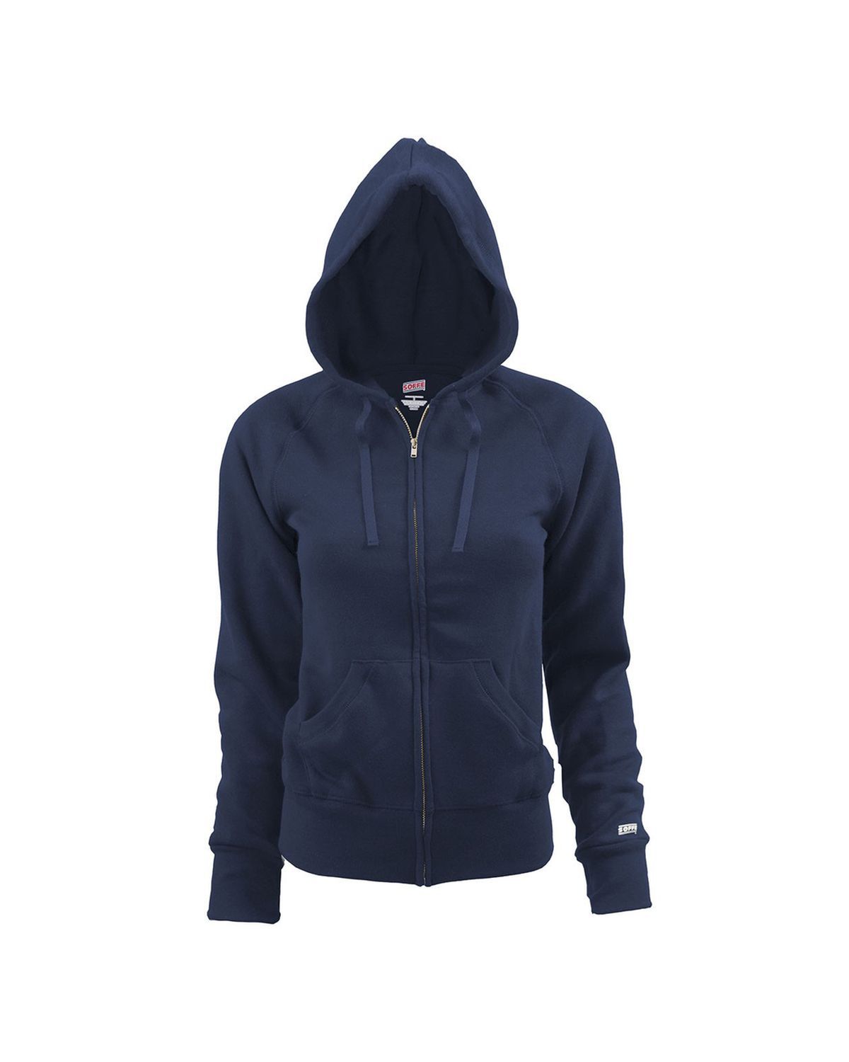 'Soffe 7577V Jr rugby zip hood cttnply'