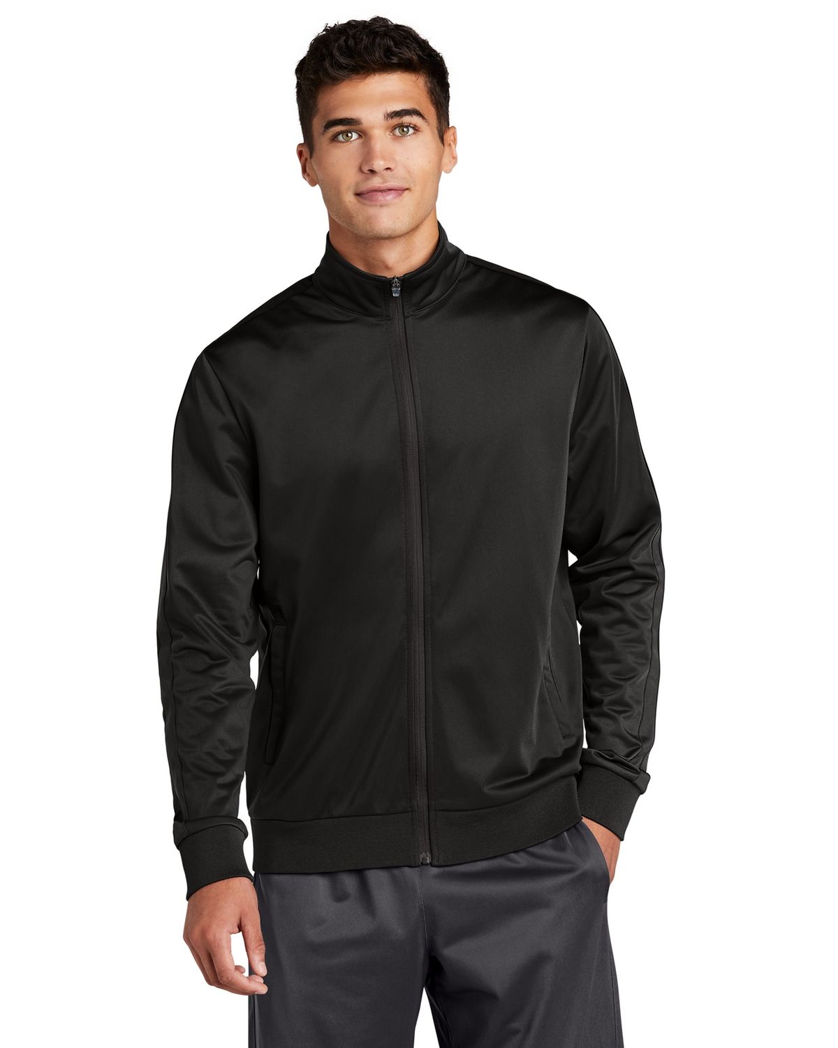 Sport tek hot sale black jacket