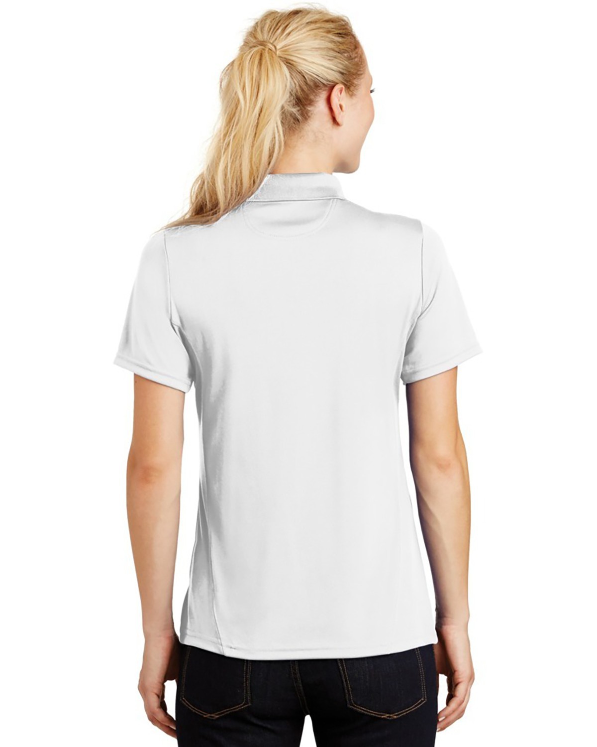 'Sport Tek L475 Ladies Dry Zone Raglan Accent Sport Shirt'