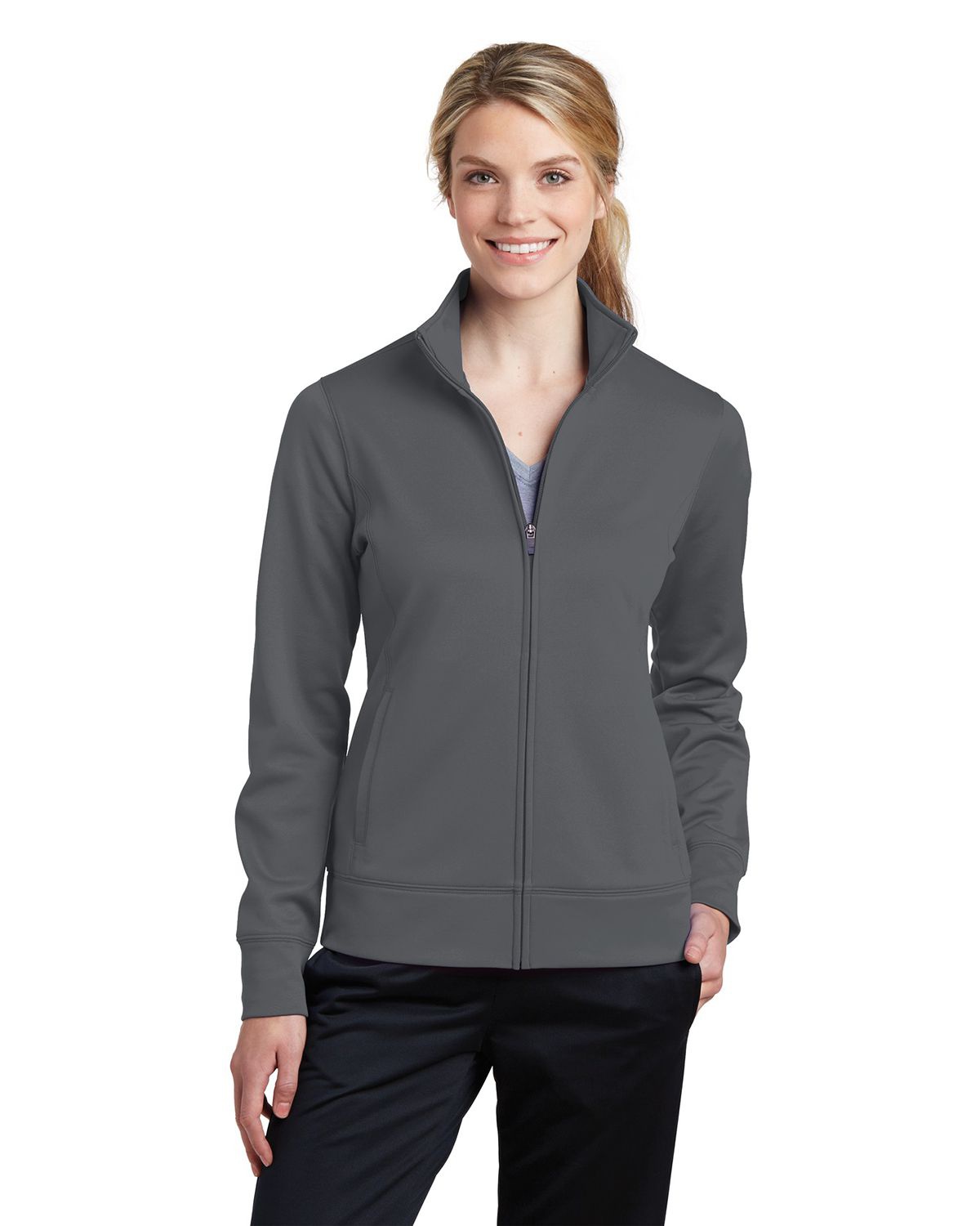 Sport-Tek - Ladies Tech Fleece Full-Zip Hooded Jacket. L248