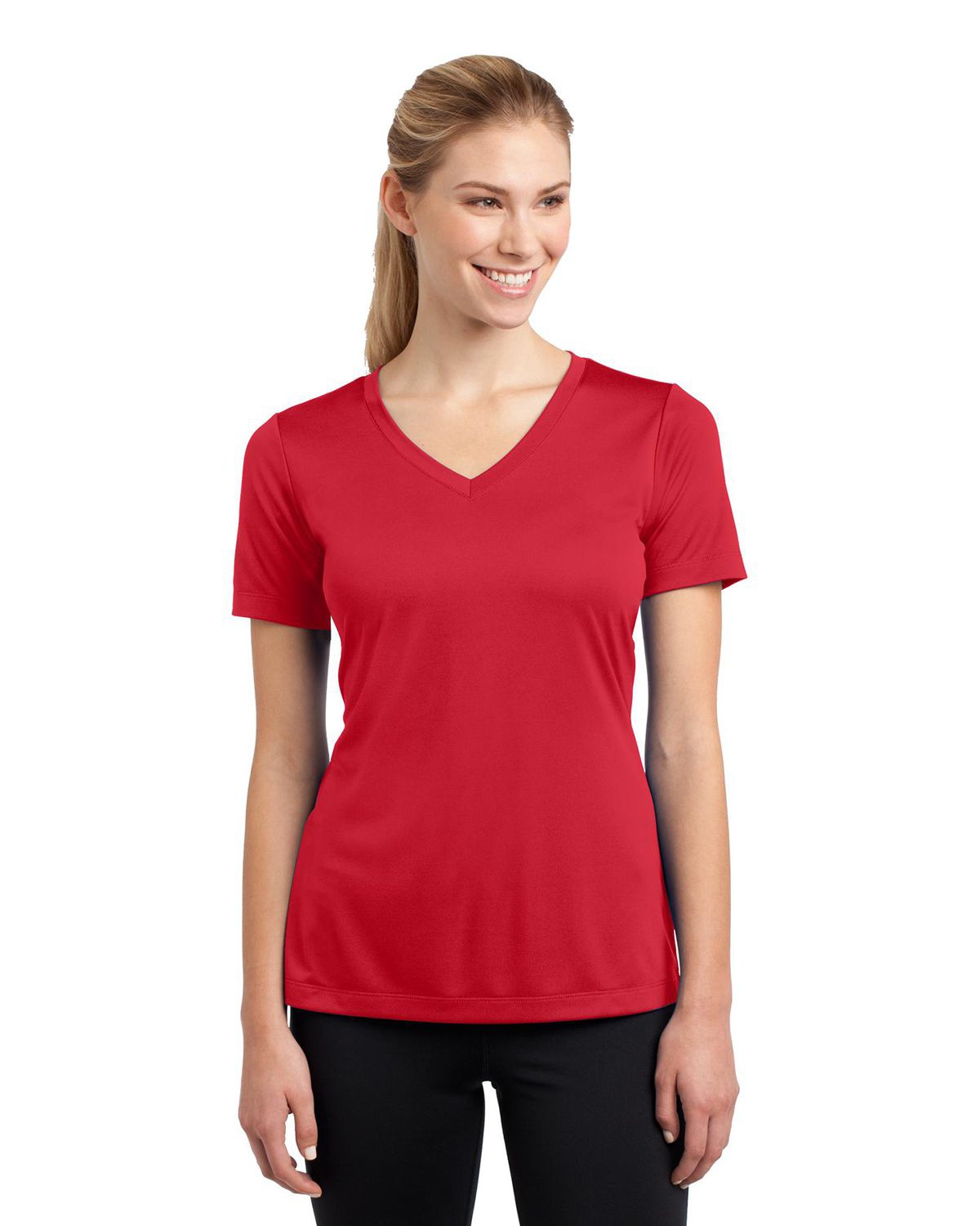 'Sport Tek LST353 Ladies V Neck Competitor T-Shirt'