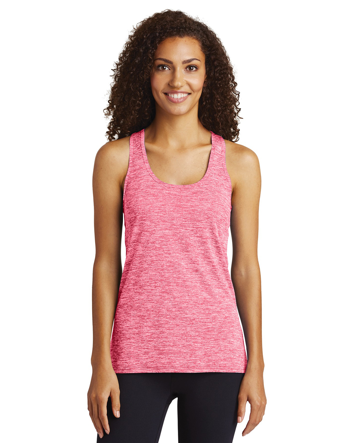 'Sport-Tek LST396 Ladies' PosiCharge Electric Heather Racerback Tank'