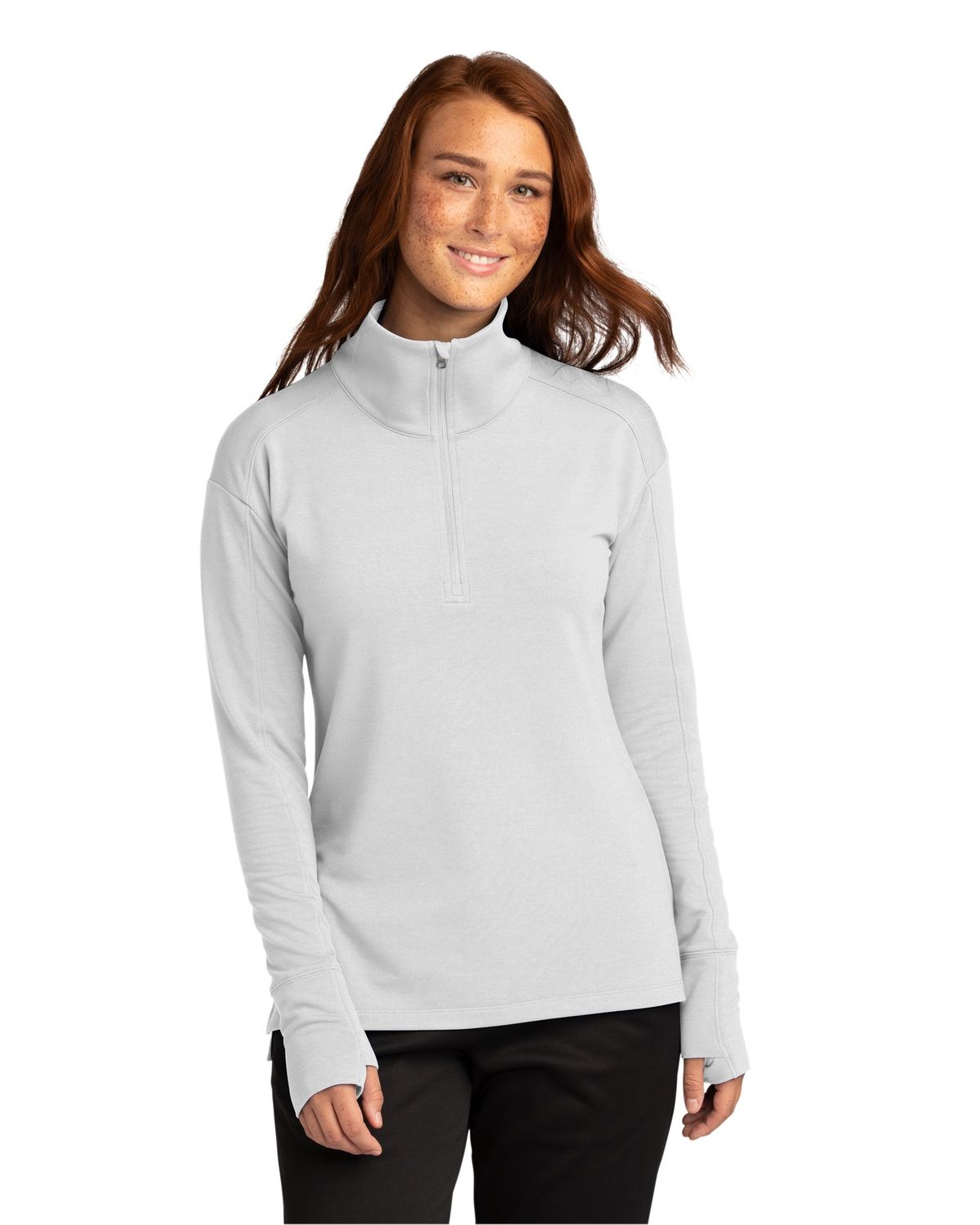 'Sport Tek LST561 Sport Tek  Ladies Sport Wick  Flex Fleece 1/4 Zip.'