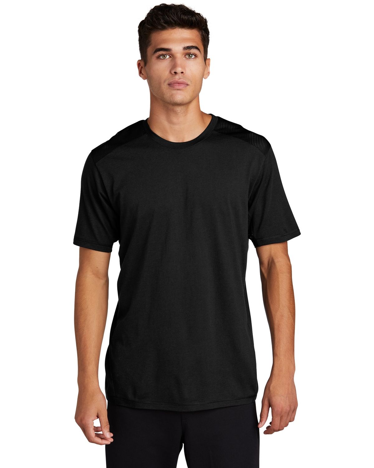 'Sport Tek ST410 Sport Tek  Posicharge  Tri Blend Wicking Draft Tee.'