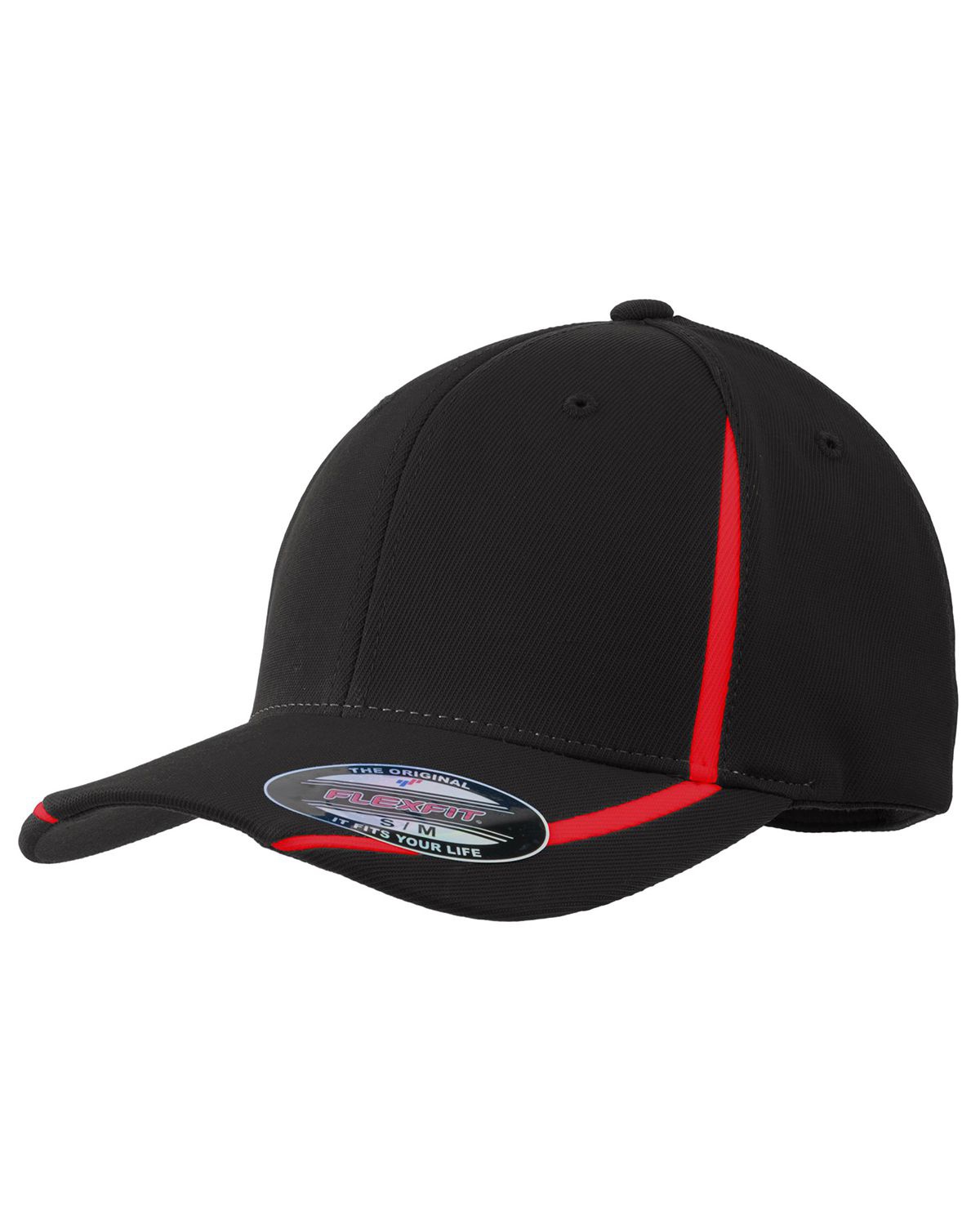 'Sport Tek STC16 Youth Flexfit Profile Mid Colorblock Cap'