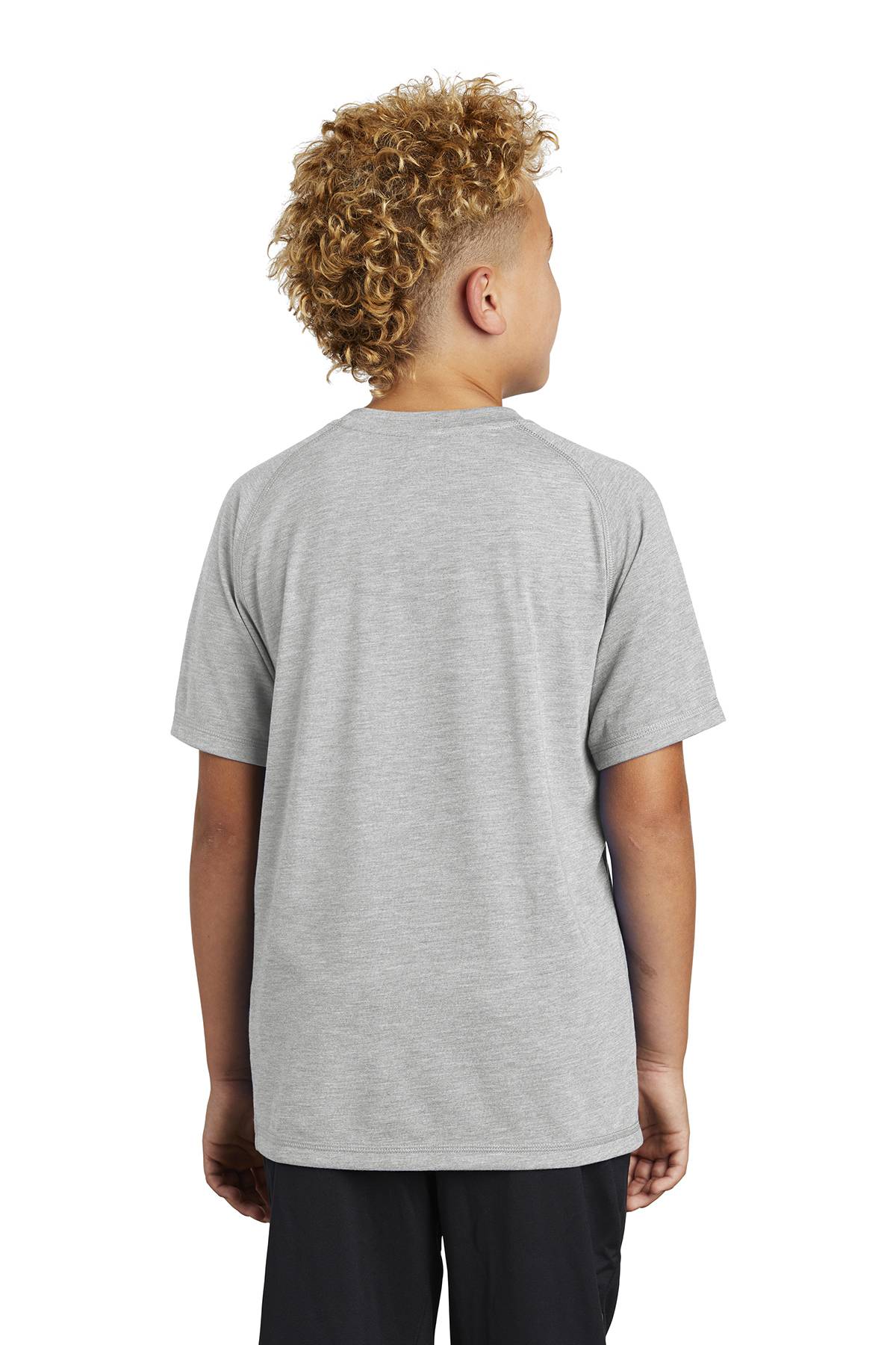'Sport-Tek YST400 Youth PosiCharge TriBlend Wicking Raglan Tee'