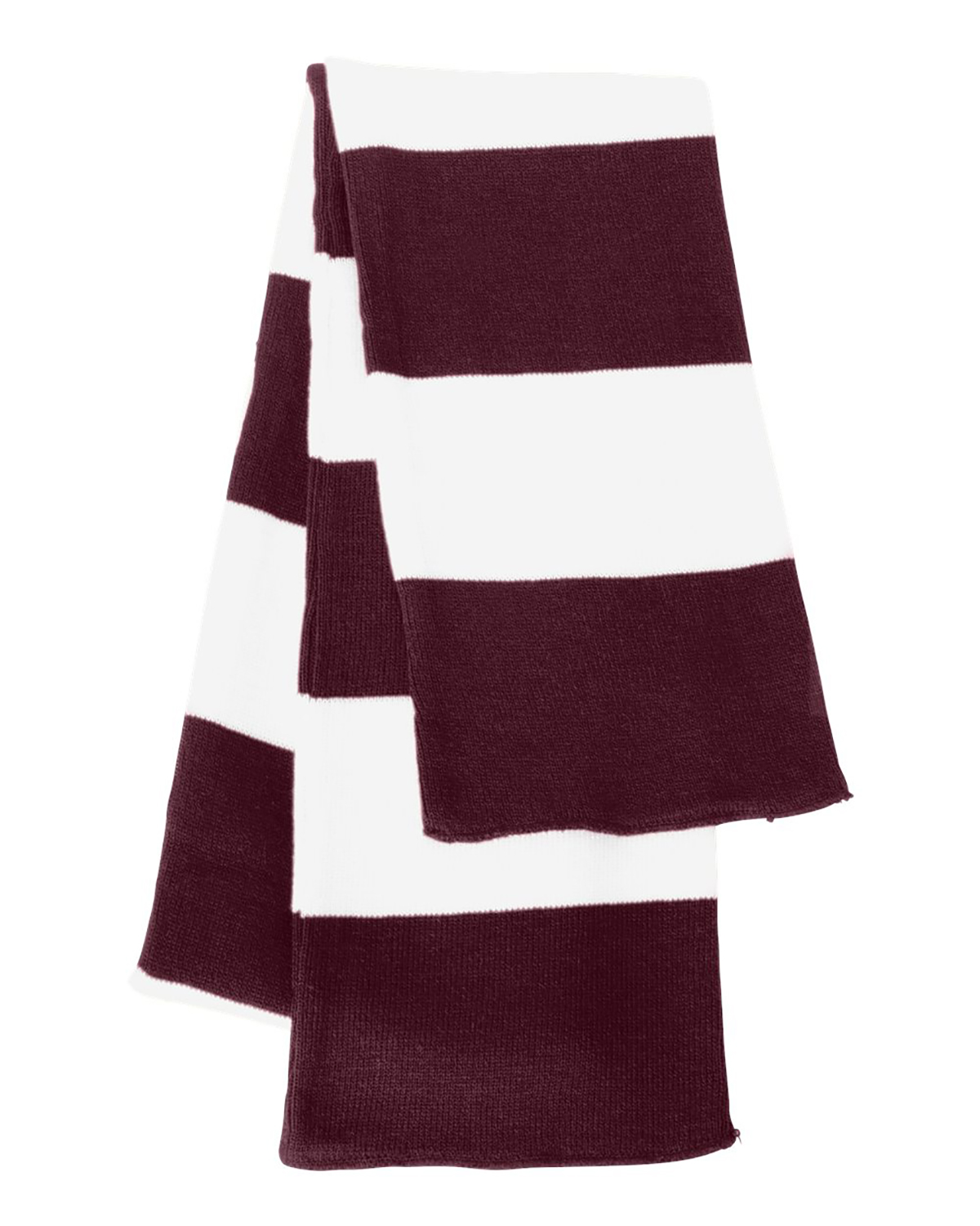 'Sportsman SP02 Rugby Striped Knit Scarf'