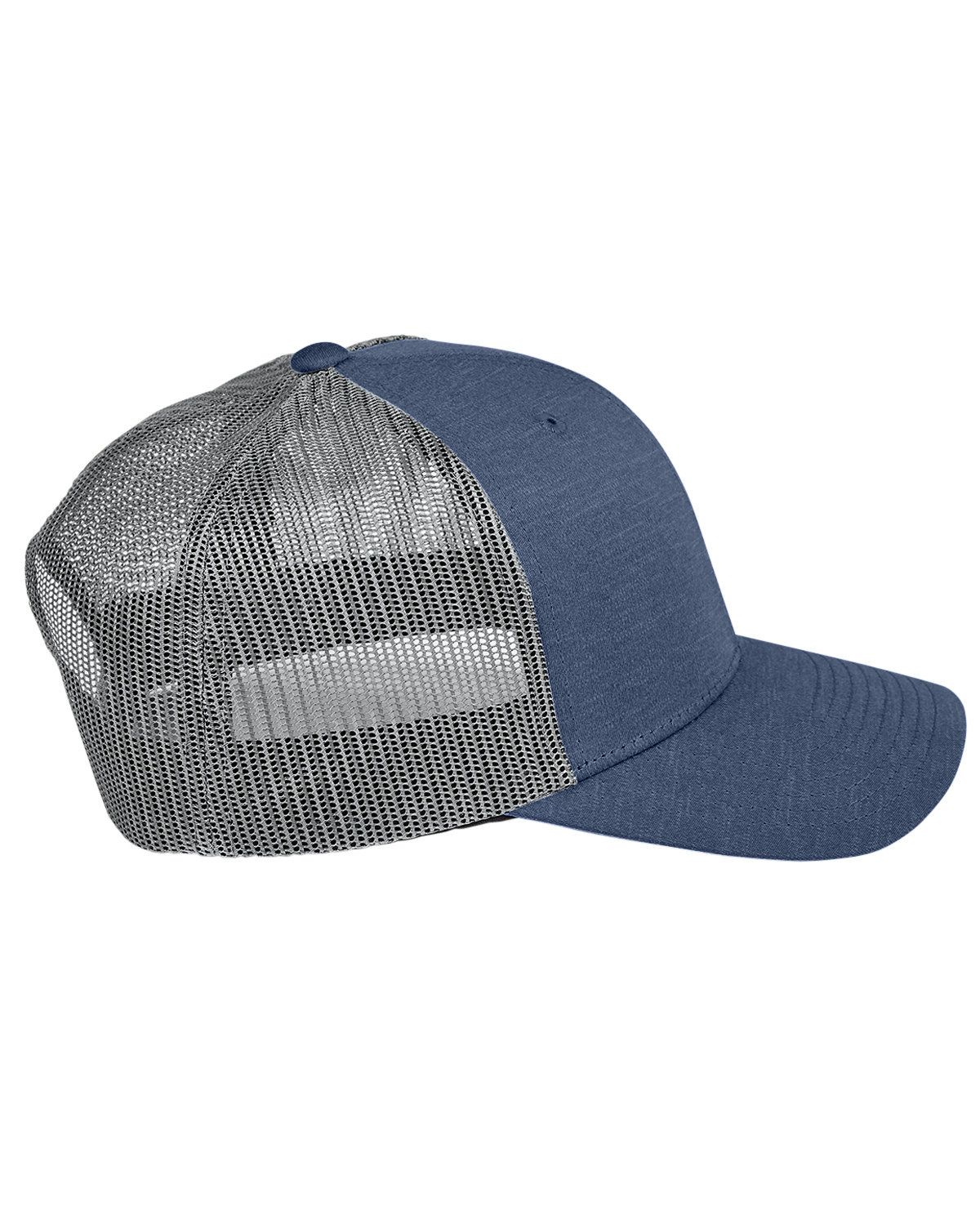 'Team 365 TT802 by Yupoong Adult Zone Sonic Heather Trucker Cap'