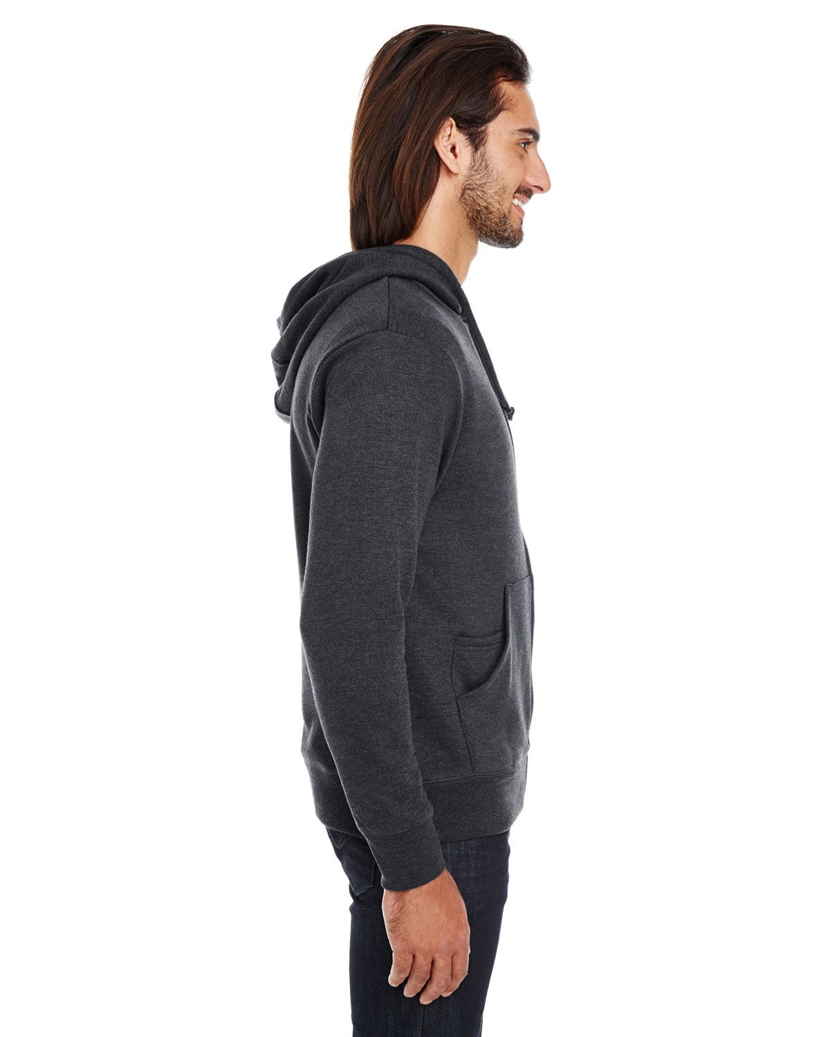 'Threadfast Apparel 321Z Unisex Triblend French Terry Full-Zip'