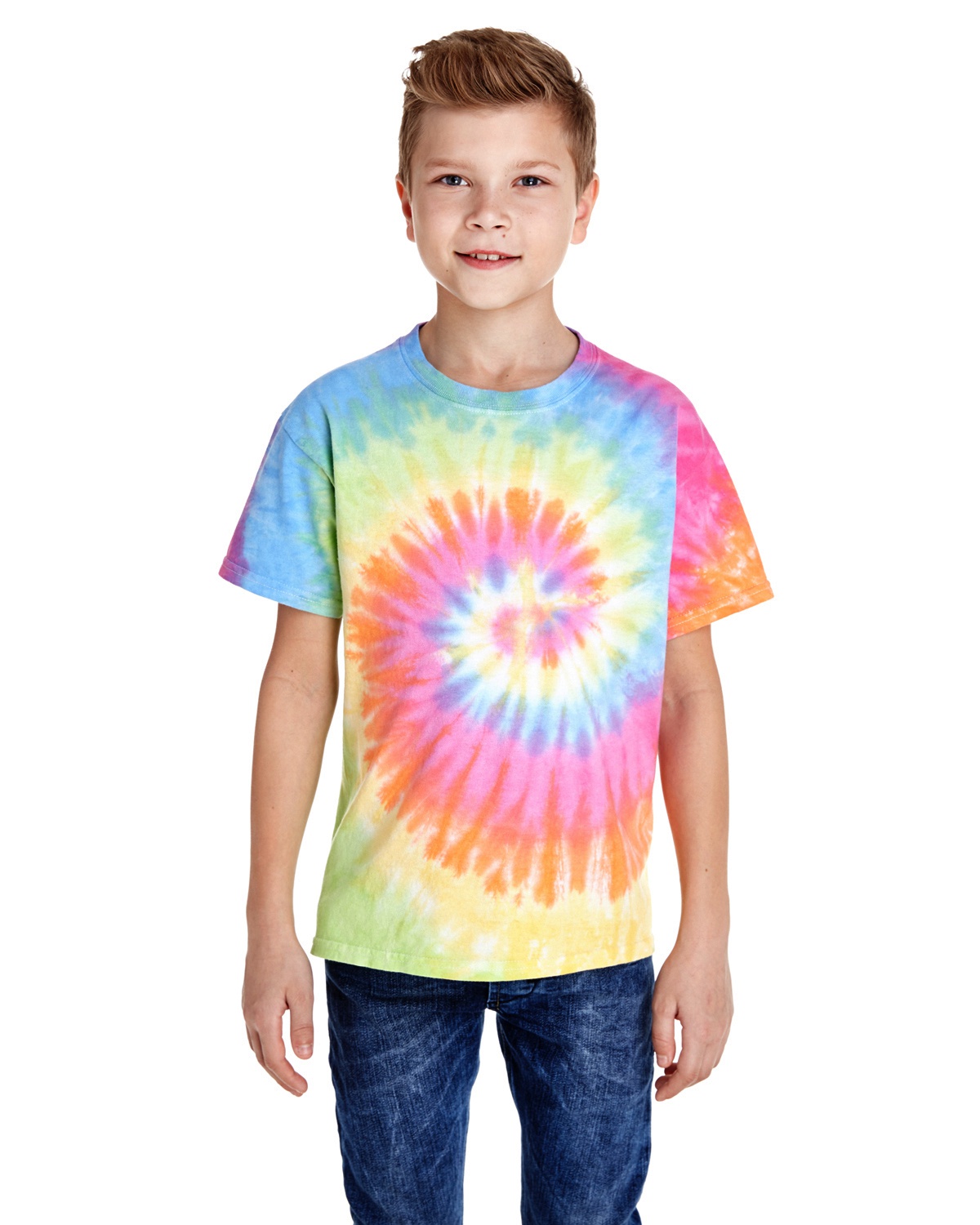 Wholesale Tie-Dye CD100Y | Buy Youth Cotton T-Shirt - VeeTrends.com