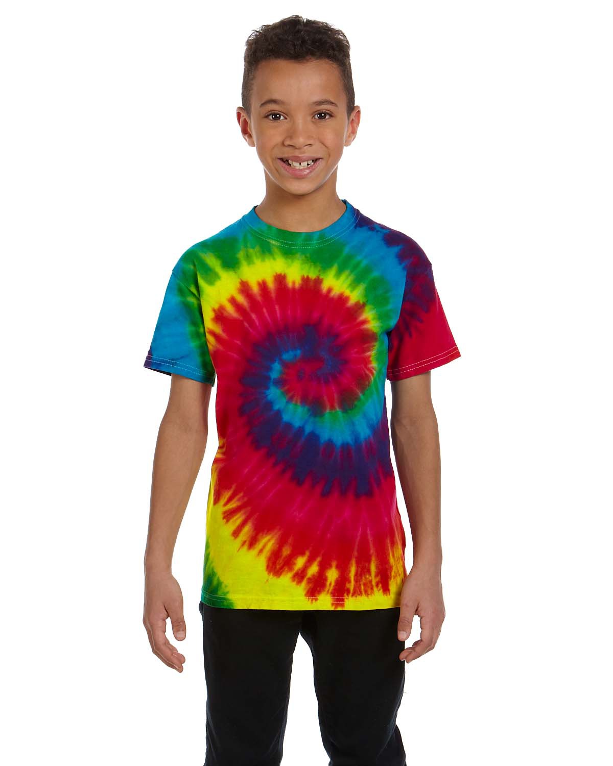 'Tie Dye CD100Y Youth 5.4 Oz. 100% Cotton T Shirt'