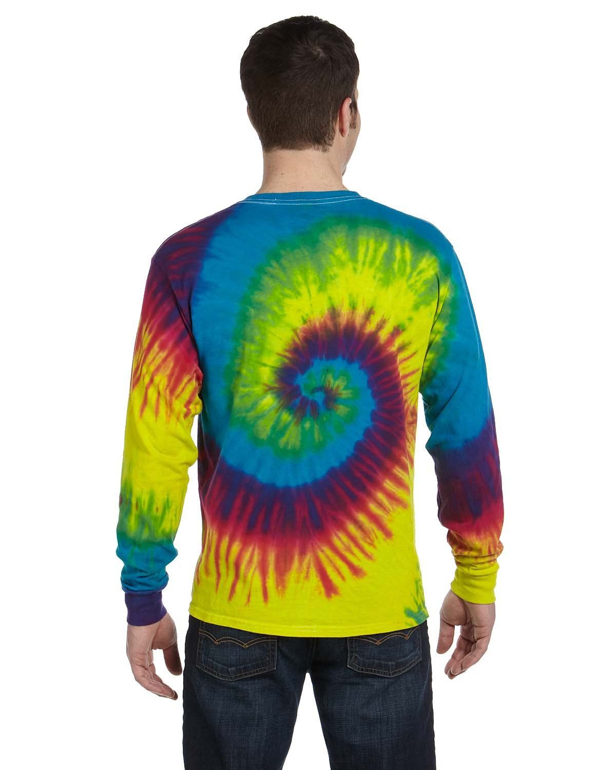 'Tie Dye CD2000 Colortone Multi Color Tie Dye Adult Long Sleeve'