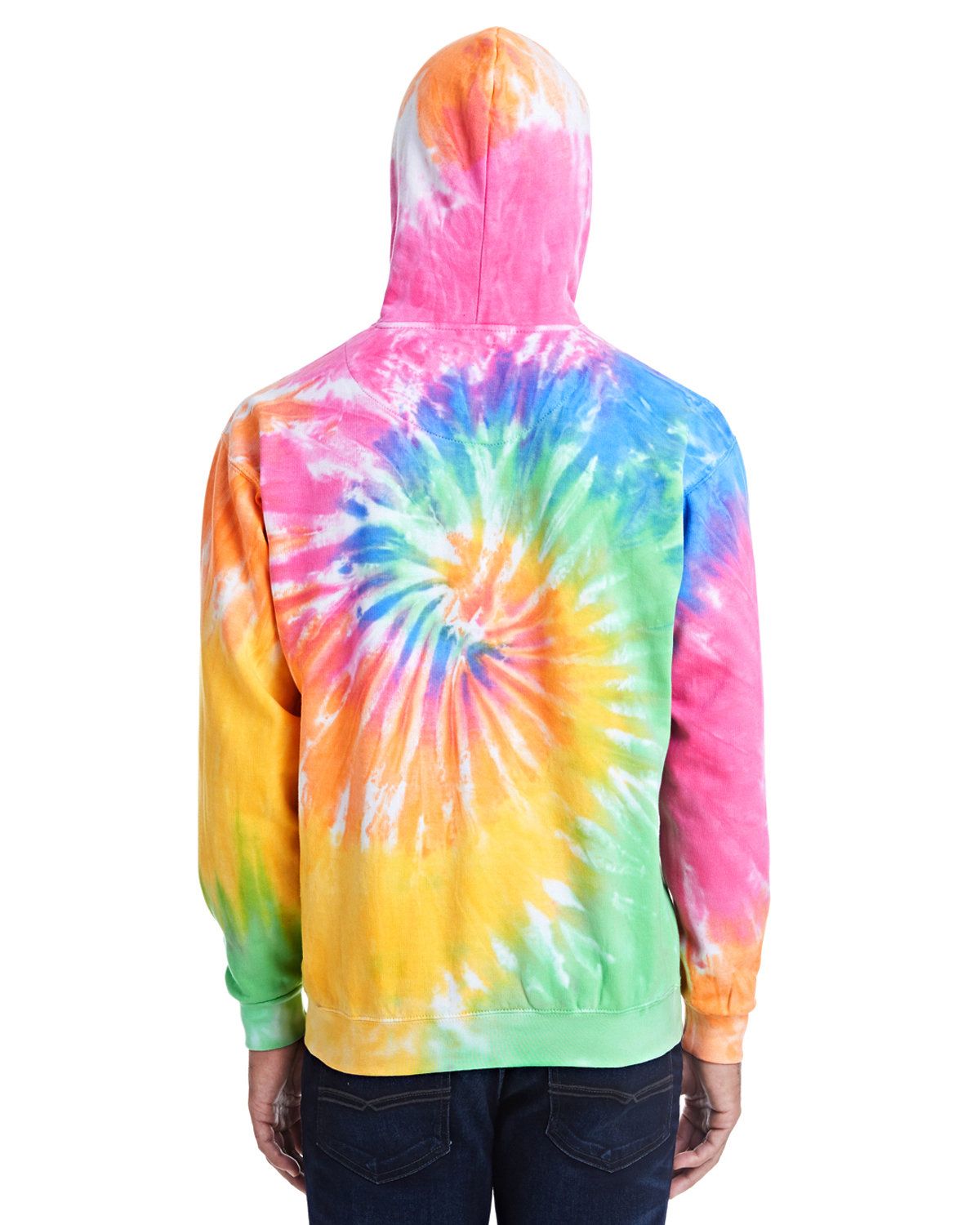 'Tie Dye CD877 Adult 8.5 Oz. d Pullover Hood'