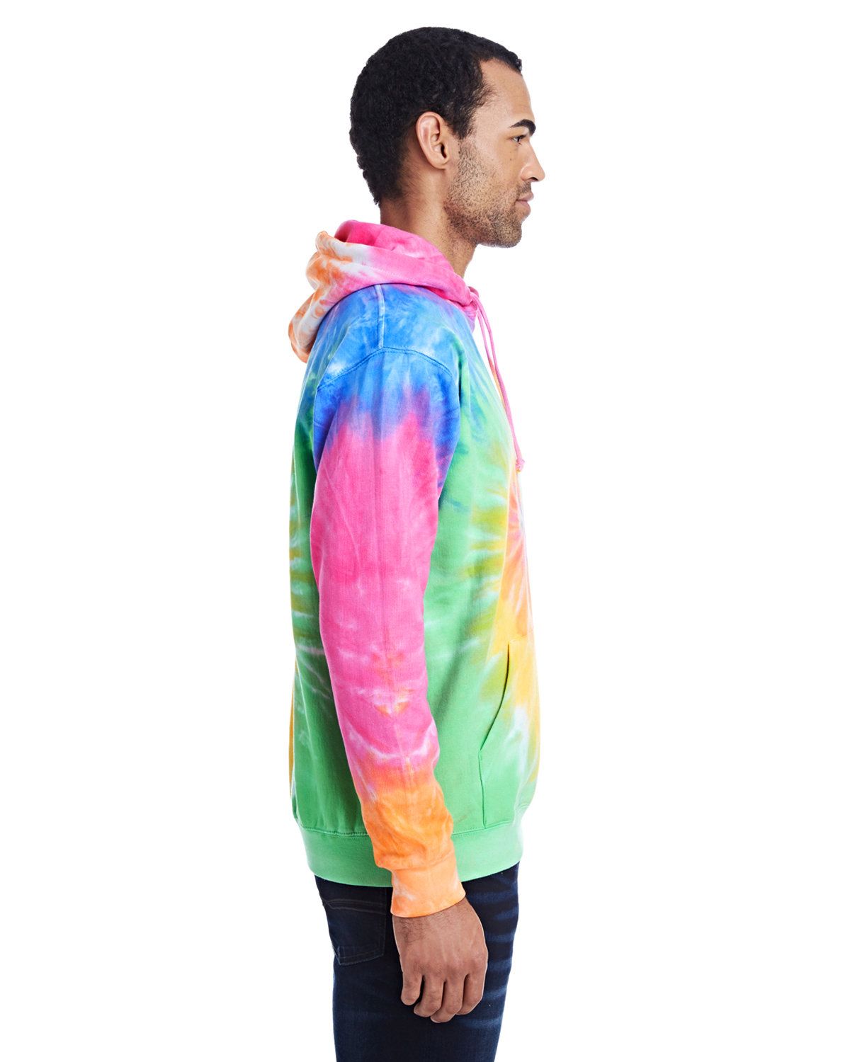 'Tie Dye CD877 Adult 8.5 Oz. d Pullover Hood'