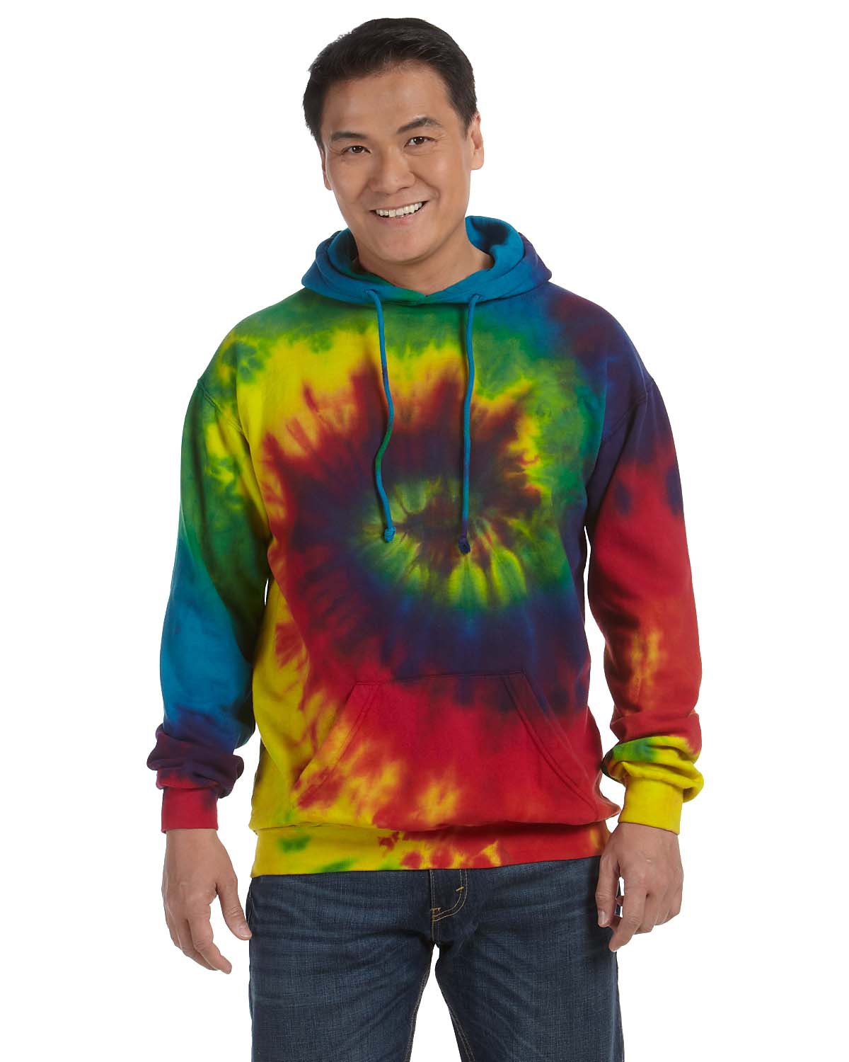 'Tie Dye CD877 Adult 8.5 Oz. d Pullover Hood'