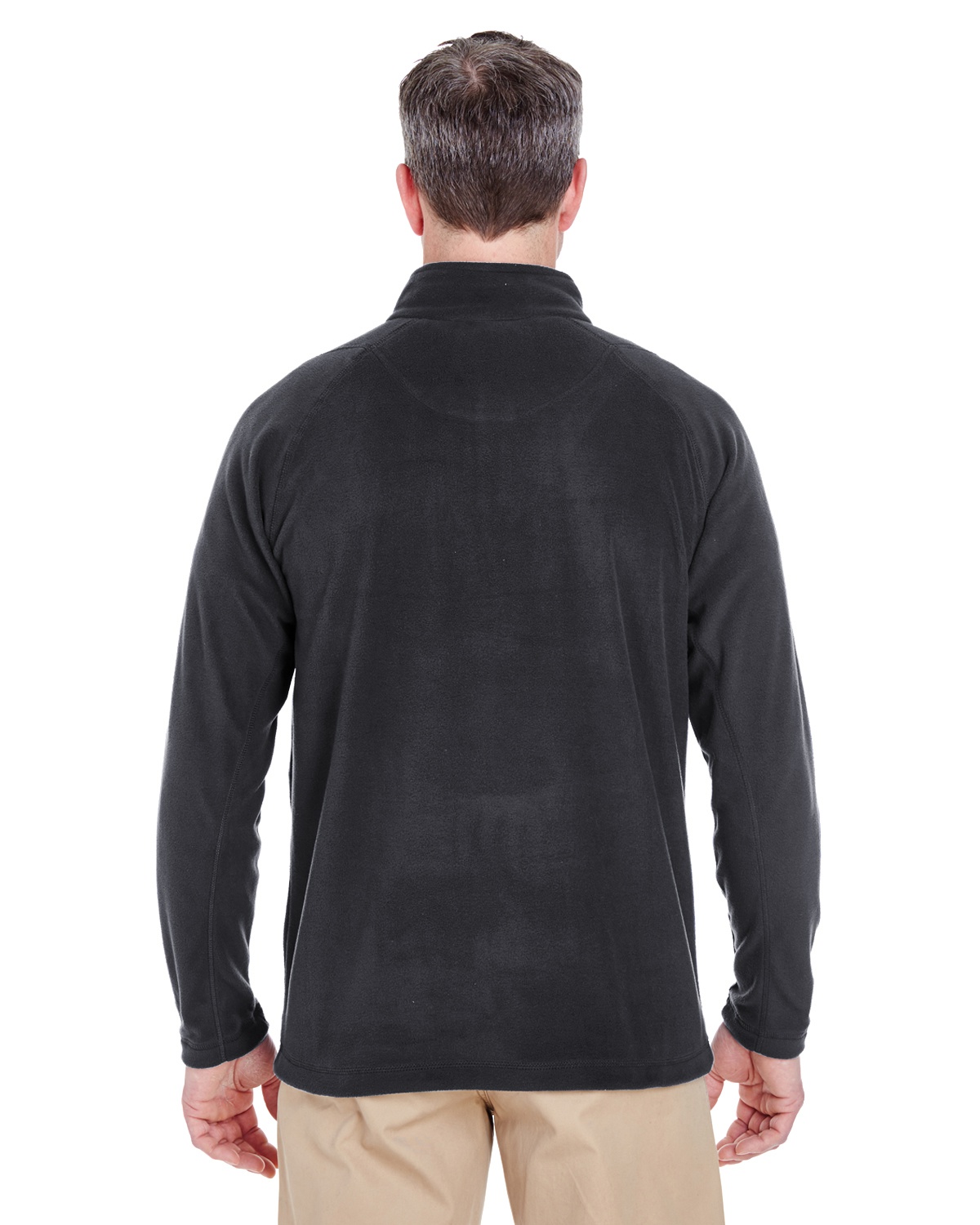 'UltraClub 8180 Adult Cool Dry Quarter Zip Microfleece SweatShirt'