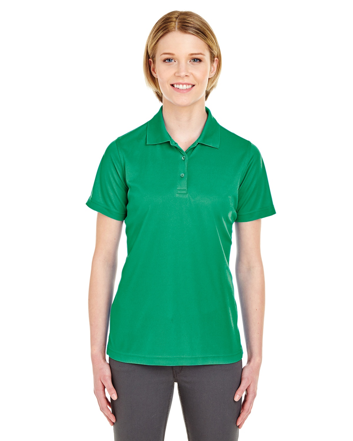 'UltraClub 8210L Ladies' Cool & Dry Mesh Pique Polo Shirt'