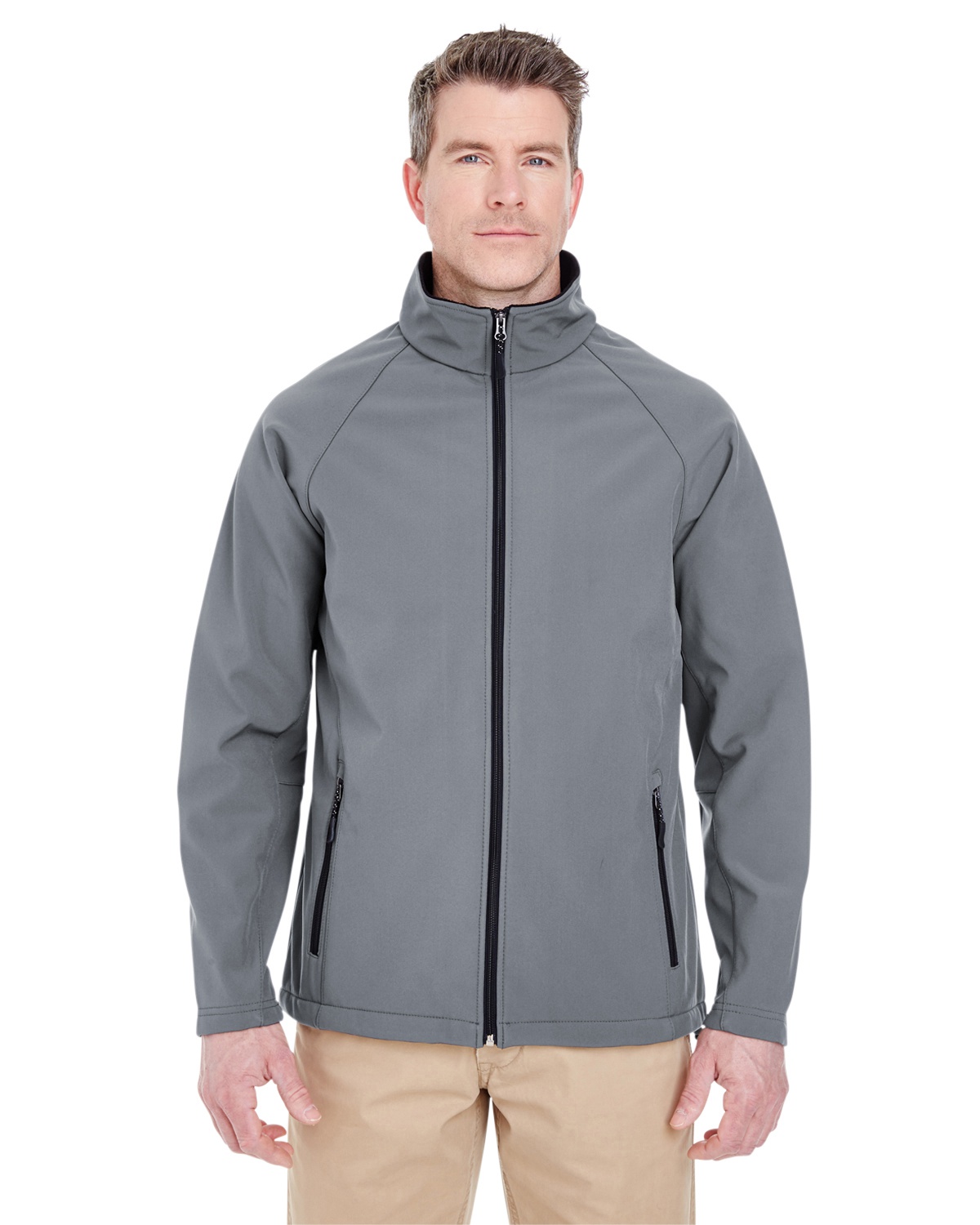 UltraClub 8265 Men's Soft Shell Jacket-Veetrends.com