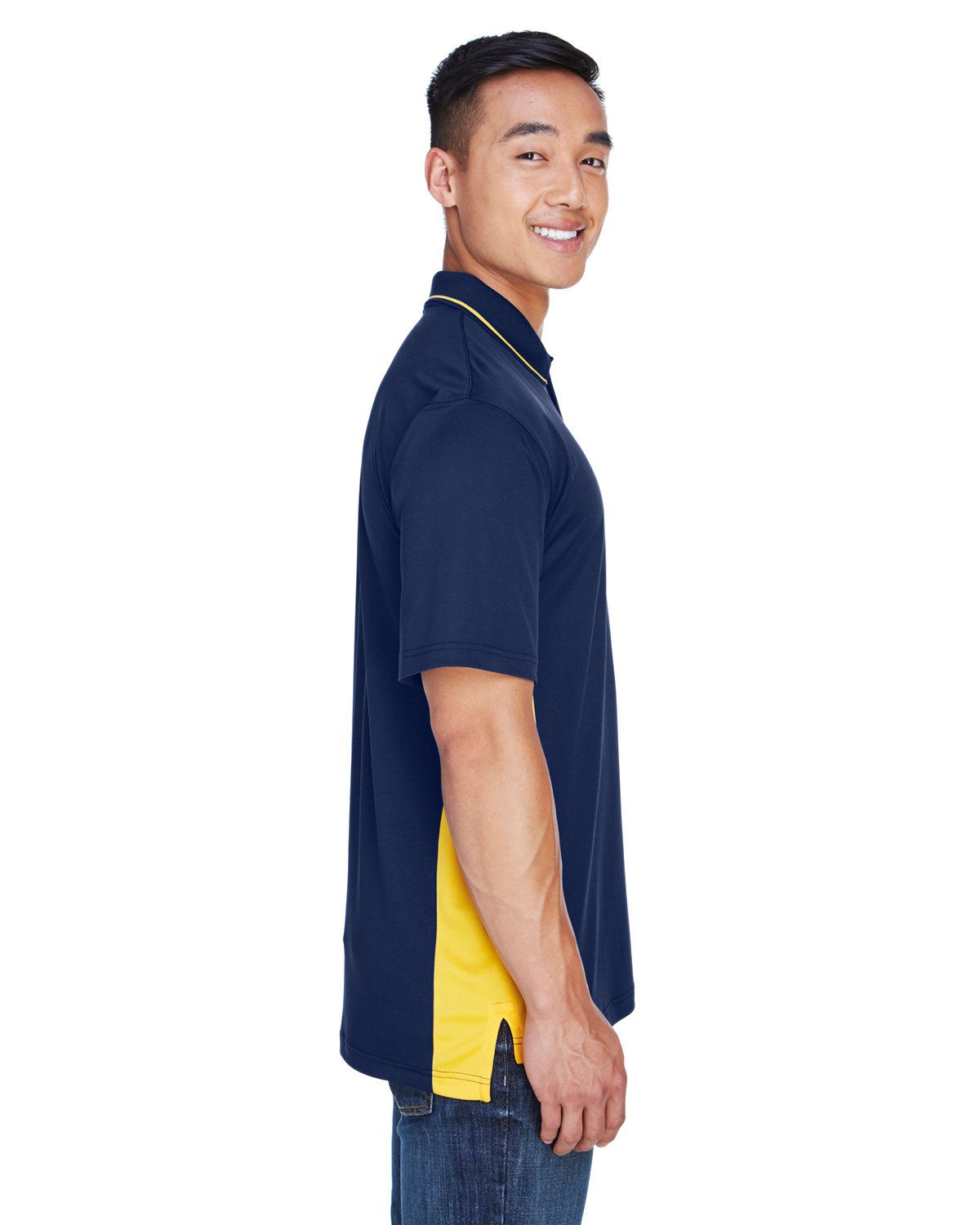 'UltraClub 8406 Men's Cool & Dry Sport Two-Tone Polo'