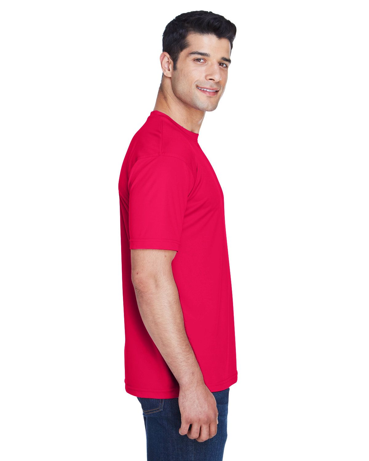 'Ultraclub 8420 Men's Performance Interlock Crew Tee'