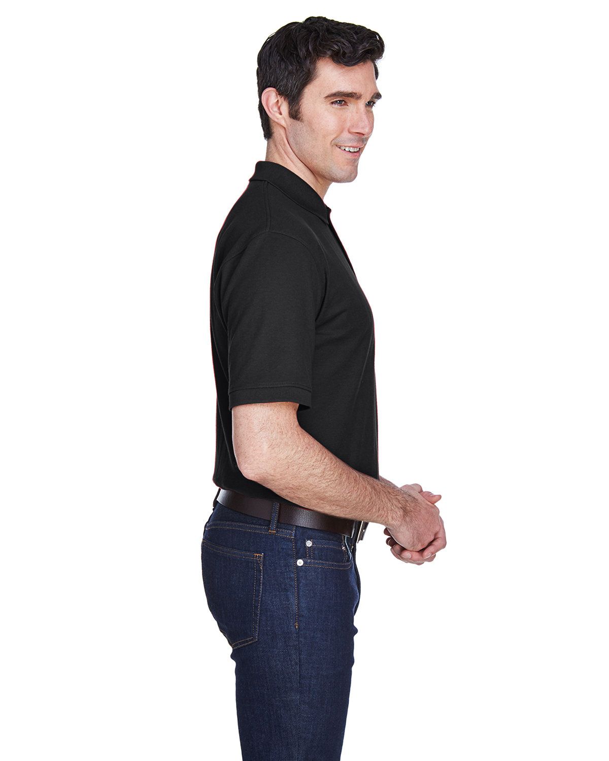 'UltraClub 8540 Men's Whisper Pique Polo Shirt'
