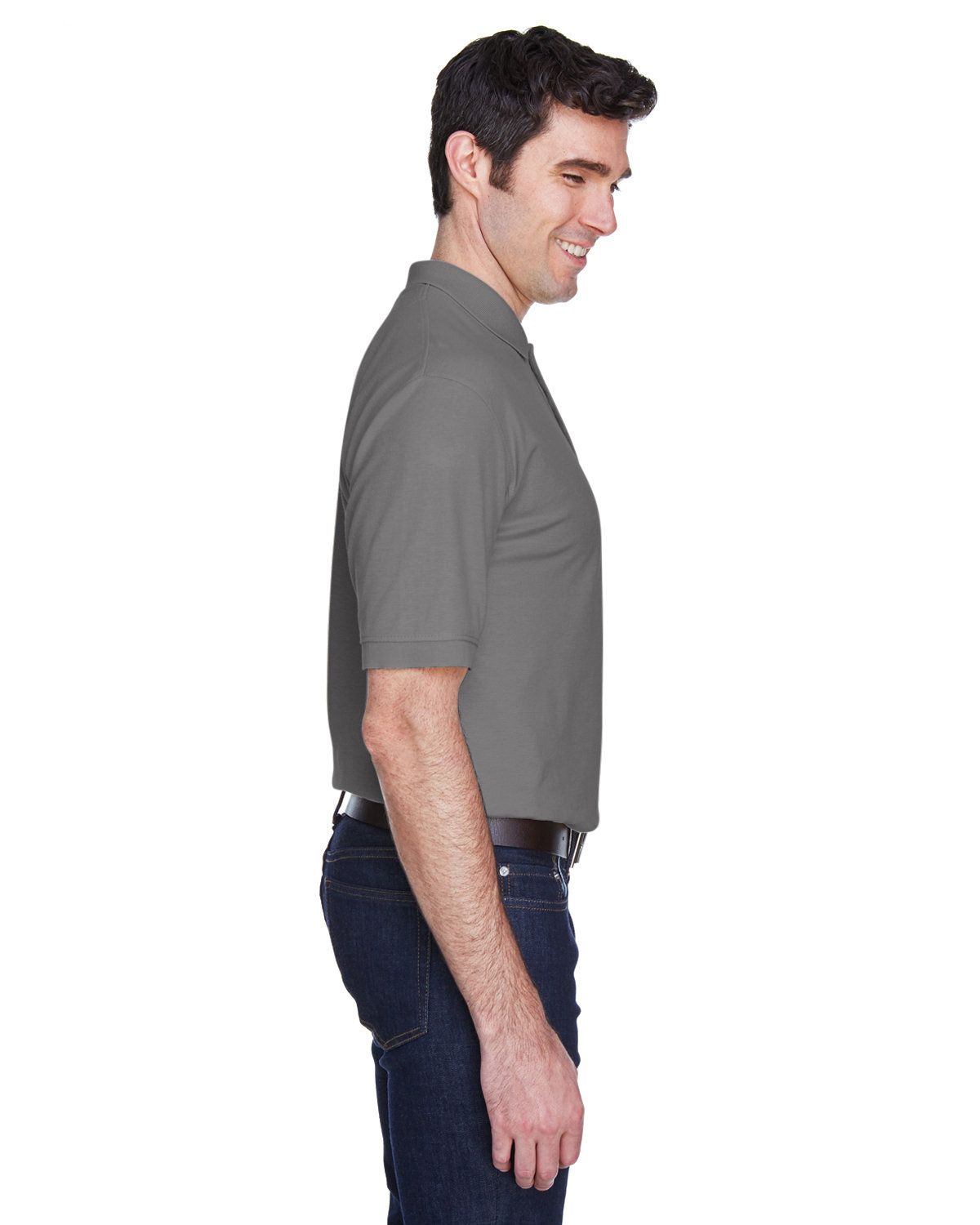 'UltraClub 8540 Men's Whisper Pique Polo Shirt'