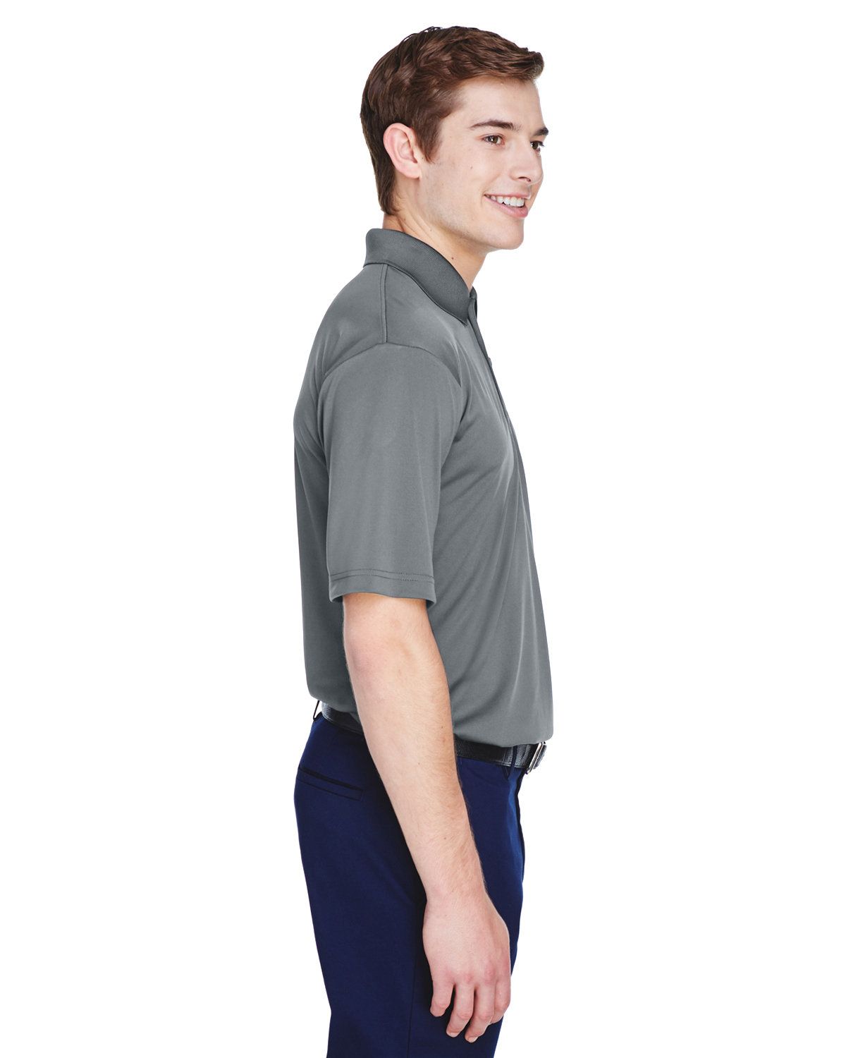 'UltraClub 8610 Men's Cool & Dry 8 Star Elite Performance Interlock Polo Shirt'