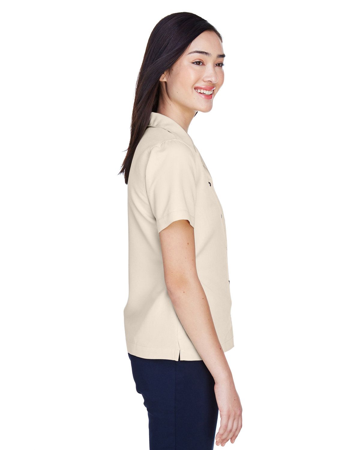 'UltraClub 8981 Ladies' Cabana Breeze Camp Shirt'