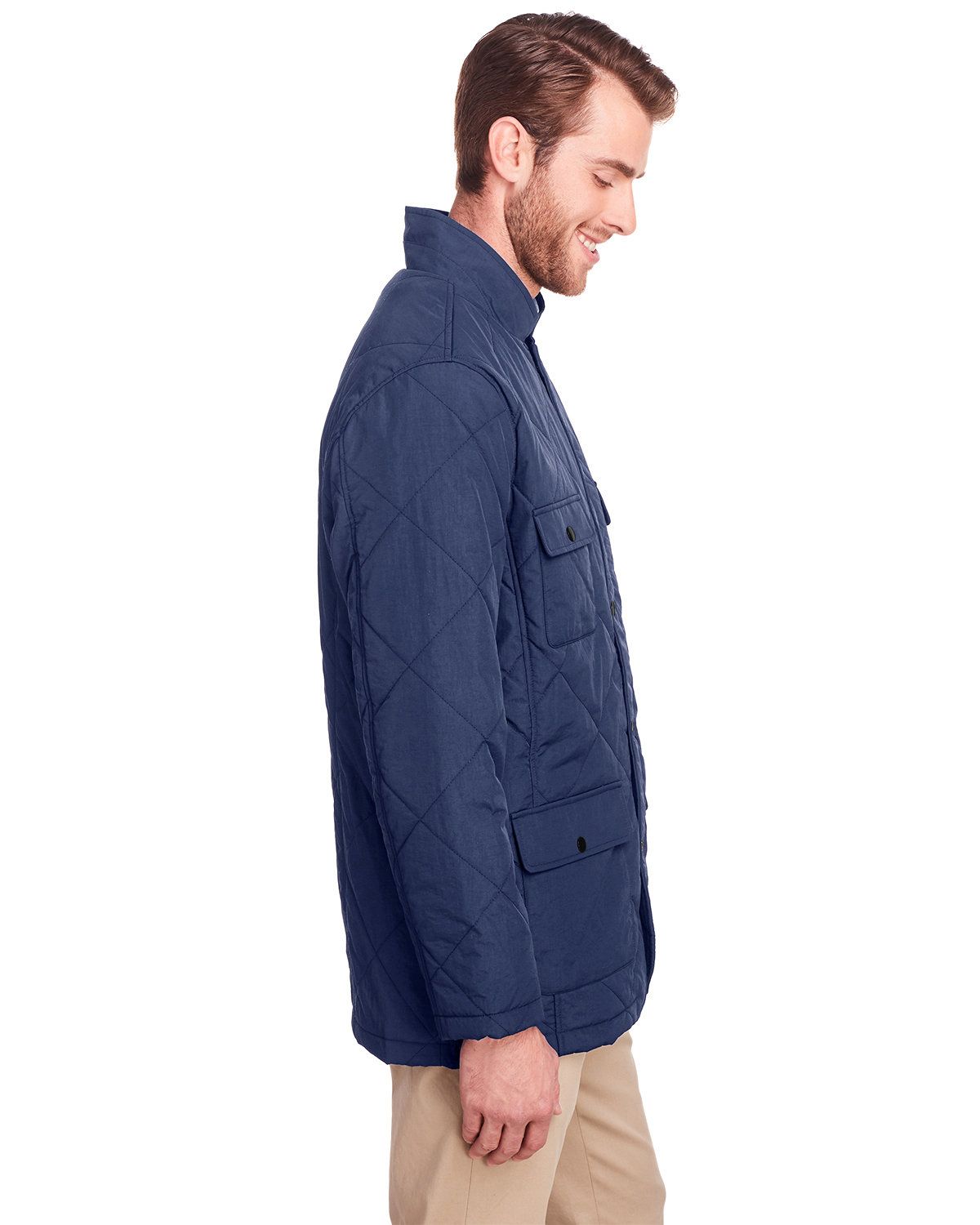 'UltraClub UC708 Men's Dawson Quilted Hacking Jacket'