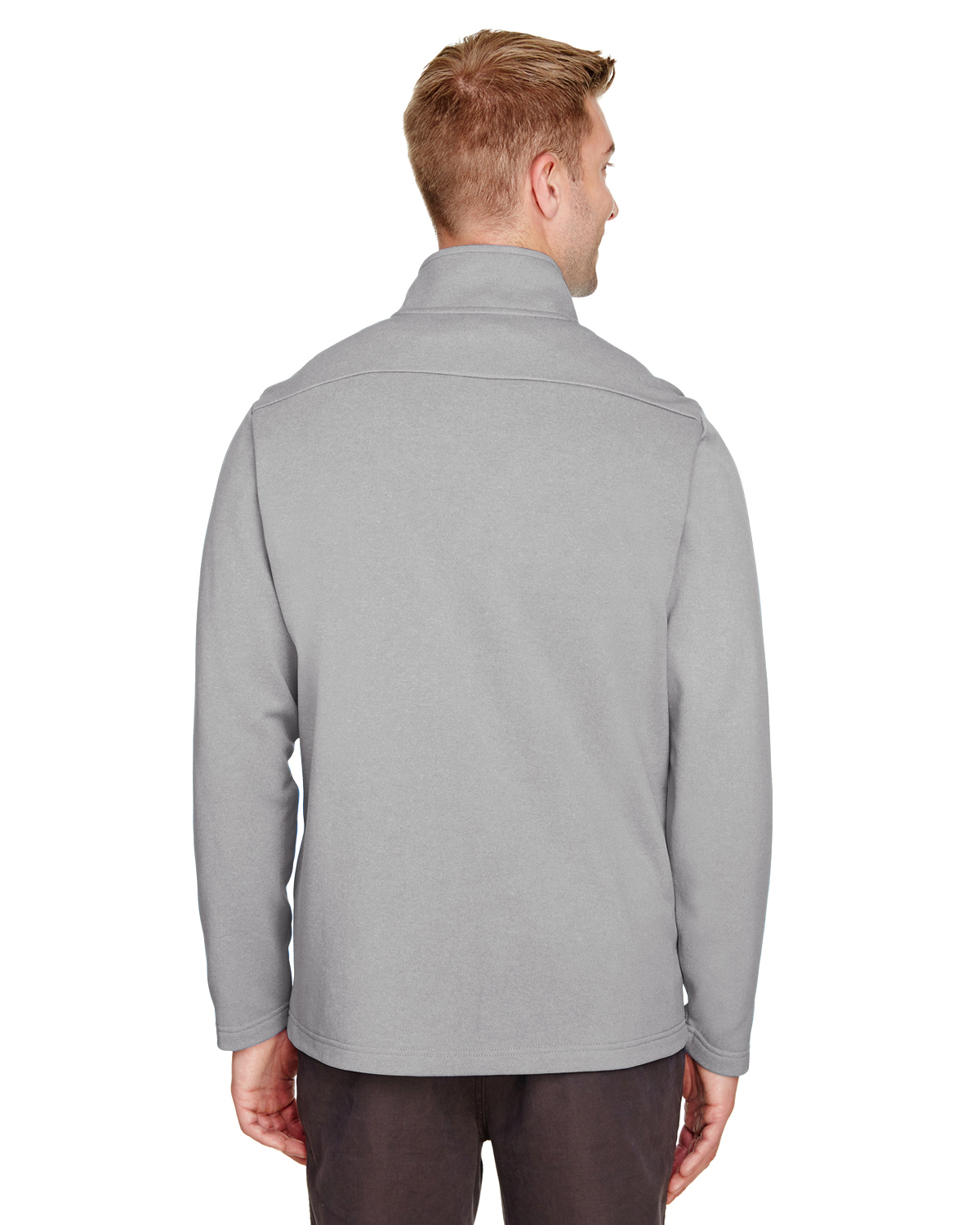 'UltraClub UC792 Men's Coastal Pique Fleece Quarter Zip'